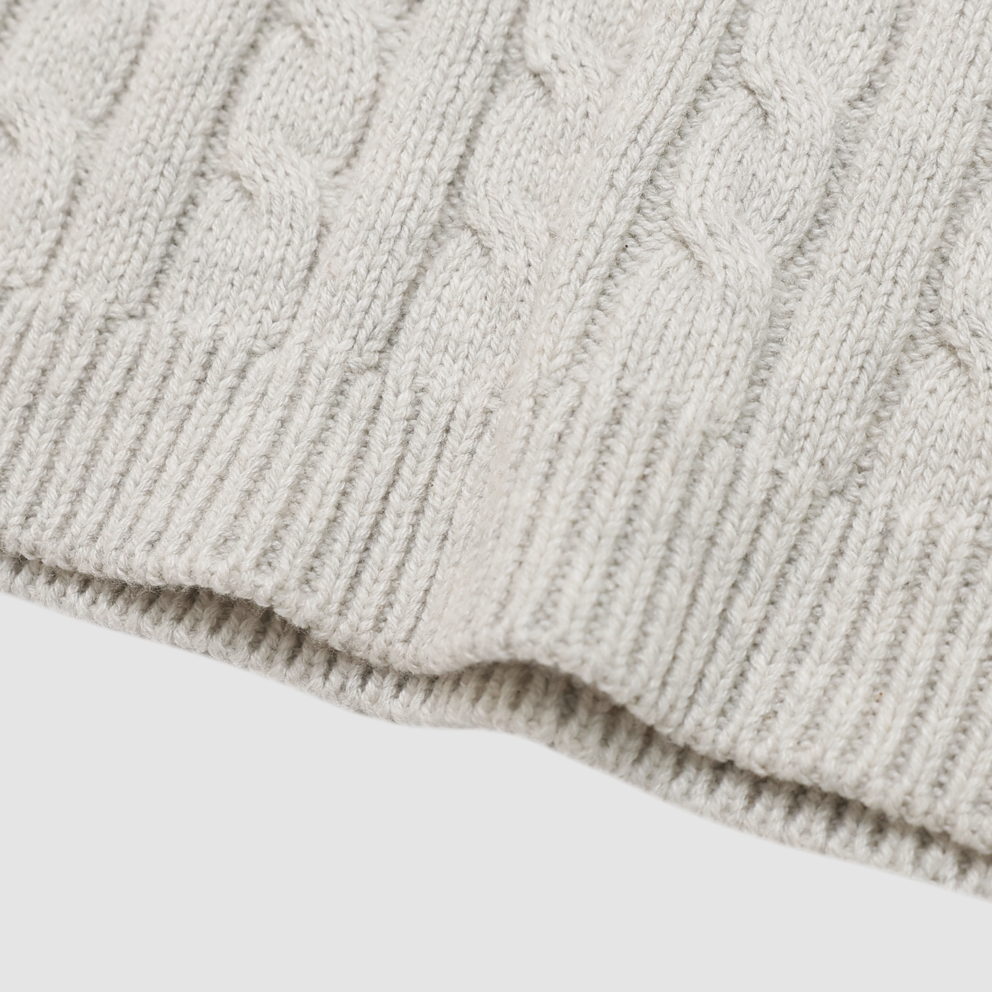 Amber Cable Knit Tank in Oatmeal