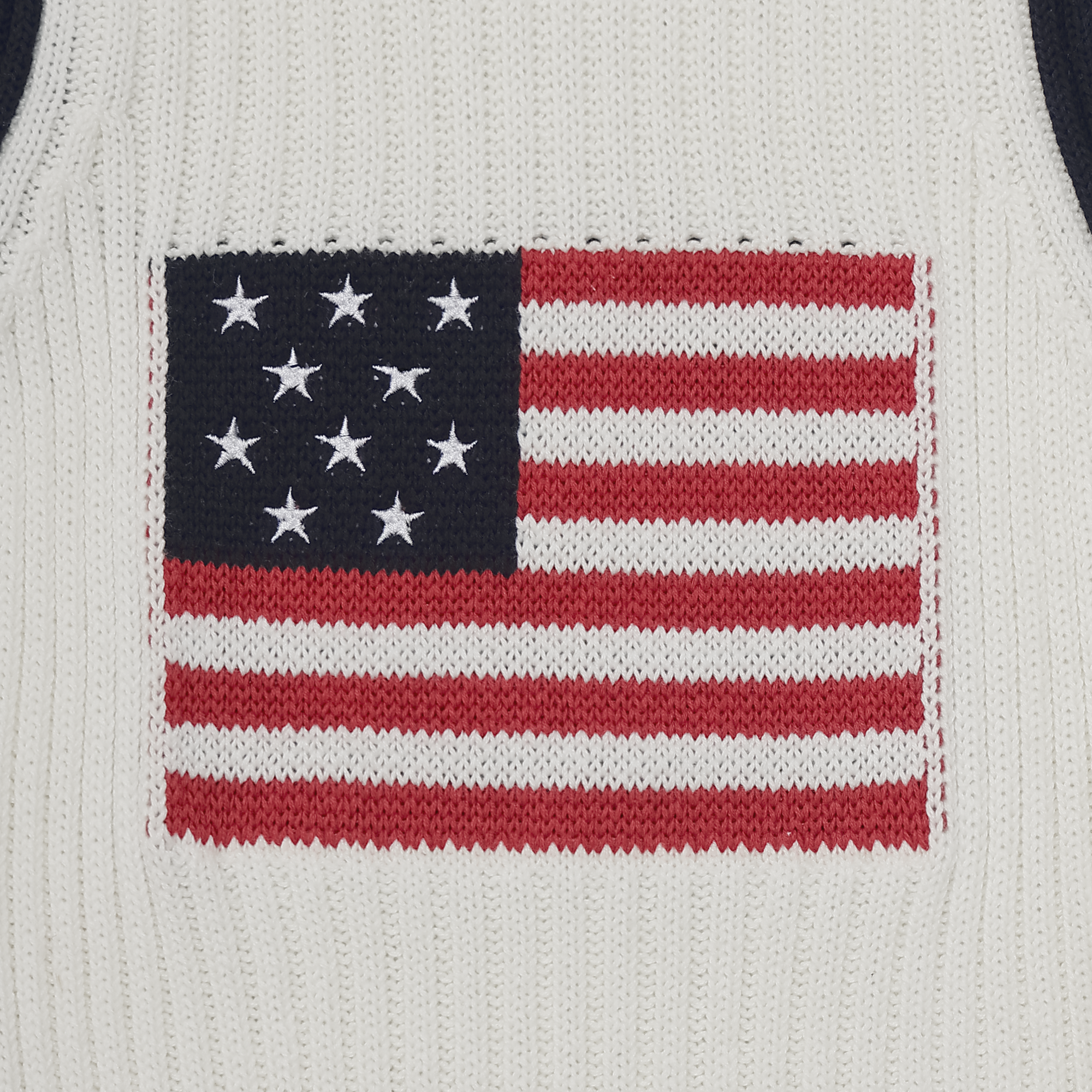 American Flag Knit Sweater Tank
