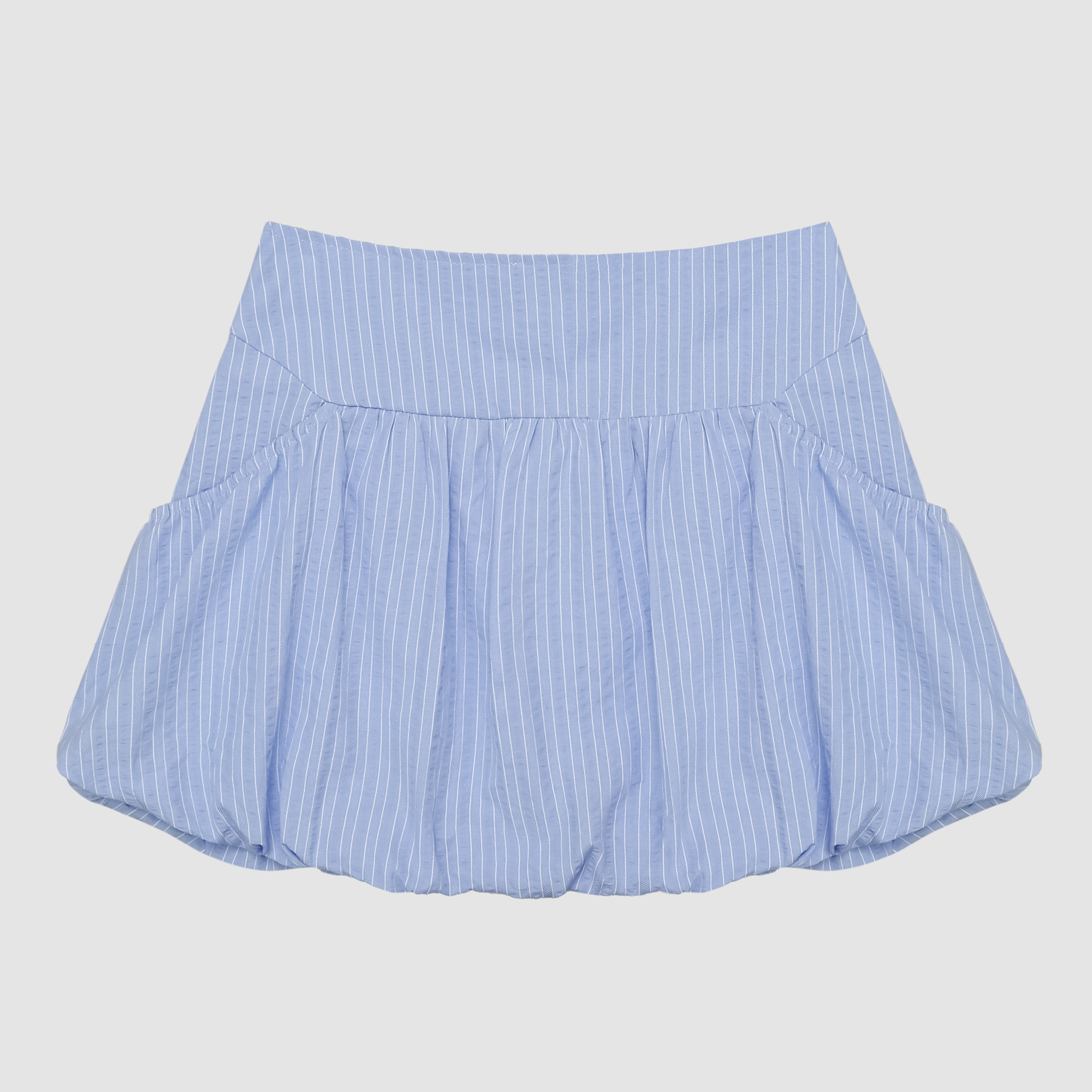 Aviva Bow Bubble Skirt in Blue