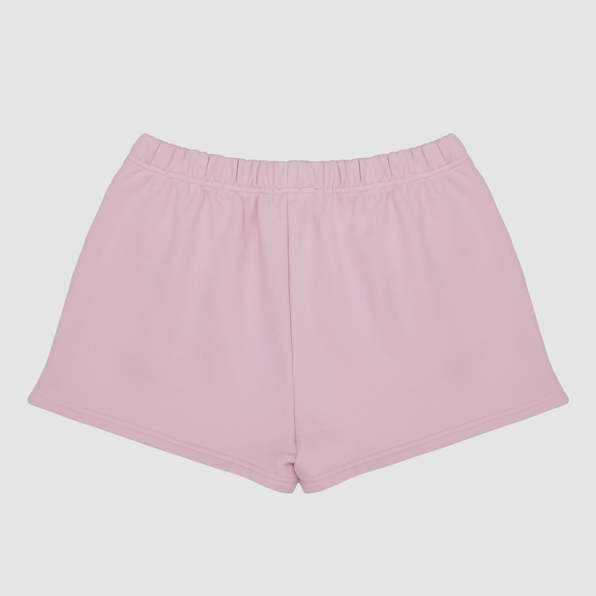 Sunkissed Coconut Embroidered Sweatshorts in Bubblegum