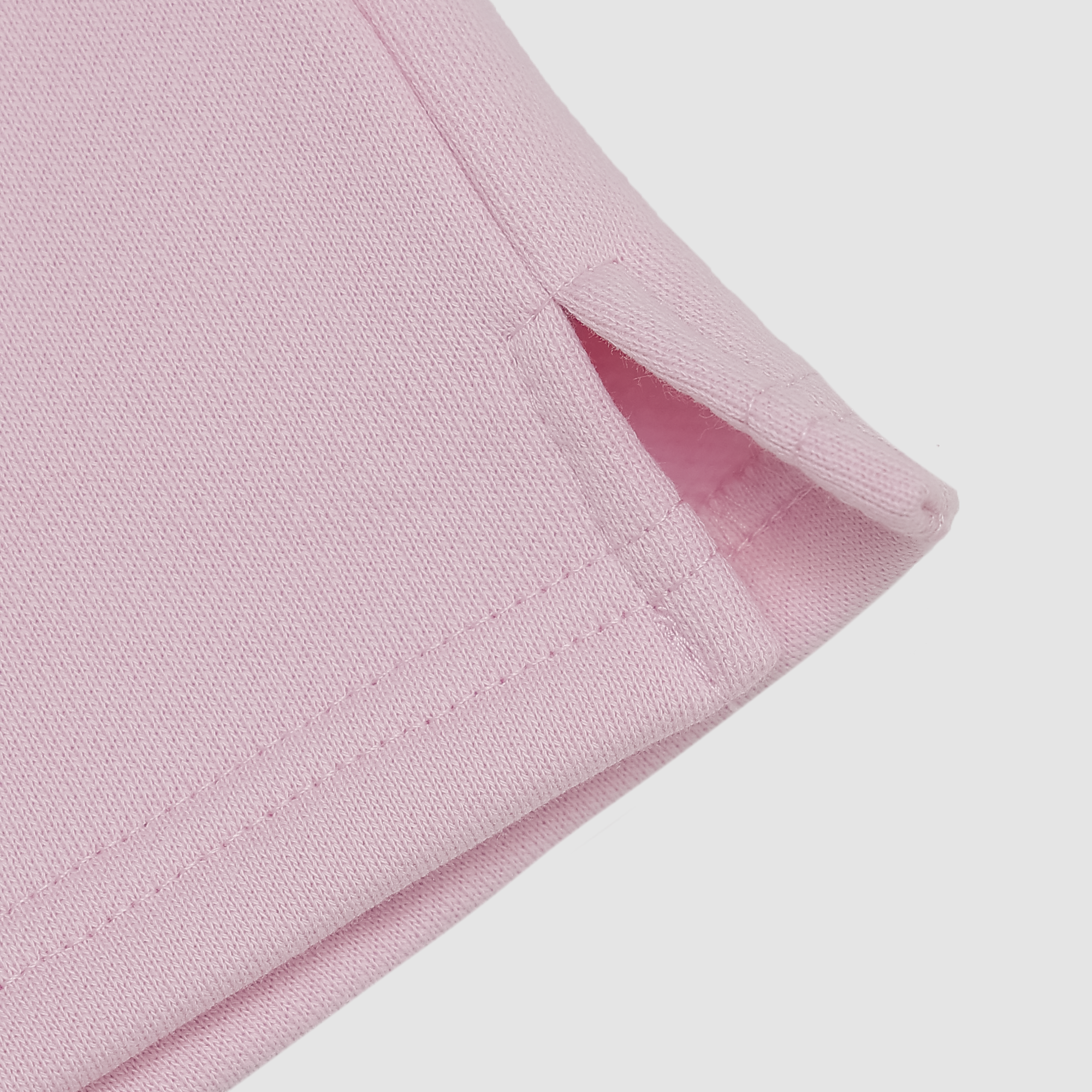 Sunkissed Coconut Embroidered Sweatshorts in Bubblegum