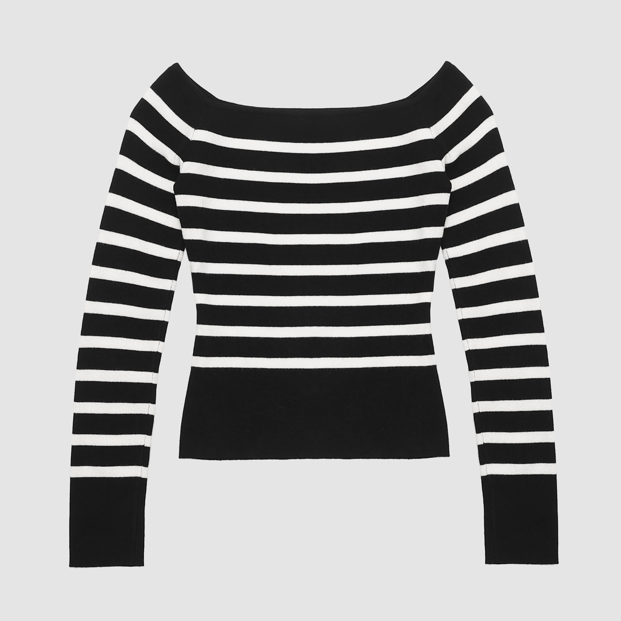 Belle Off the Shoulder Stripe Top