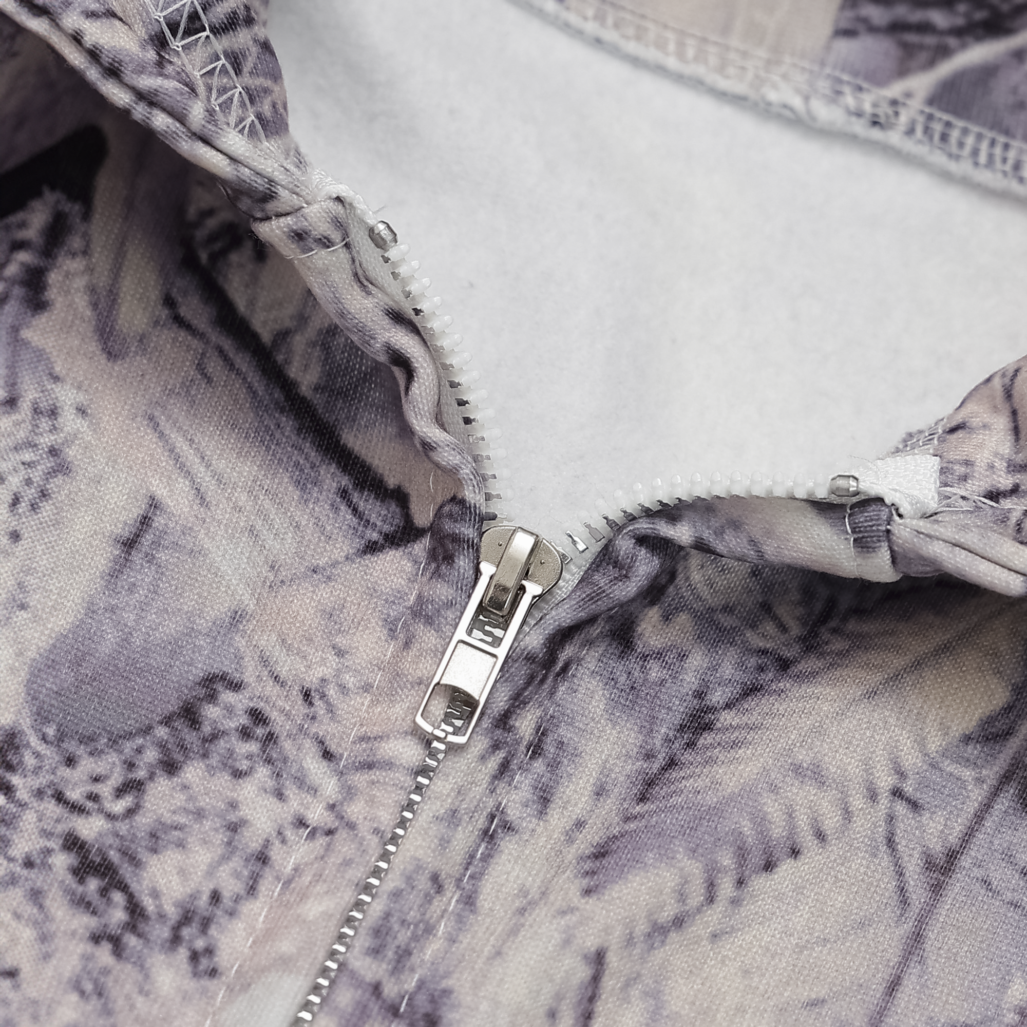 Callista Camo Oversized Zip Up Hoodie