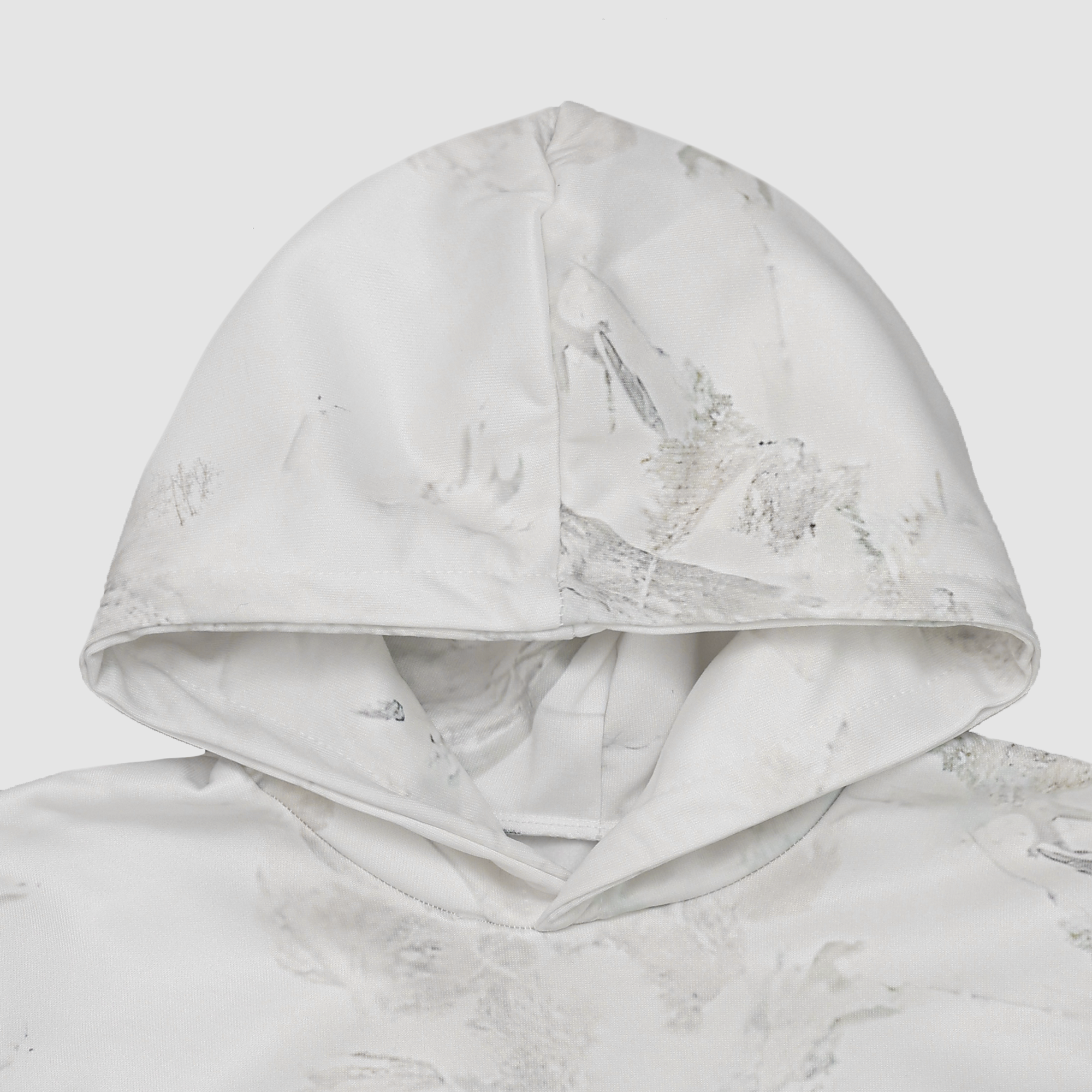 Callista Camo Oversized Hoodie in White Oak