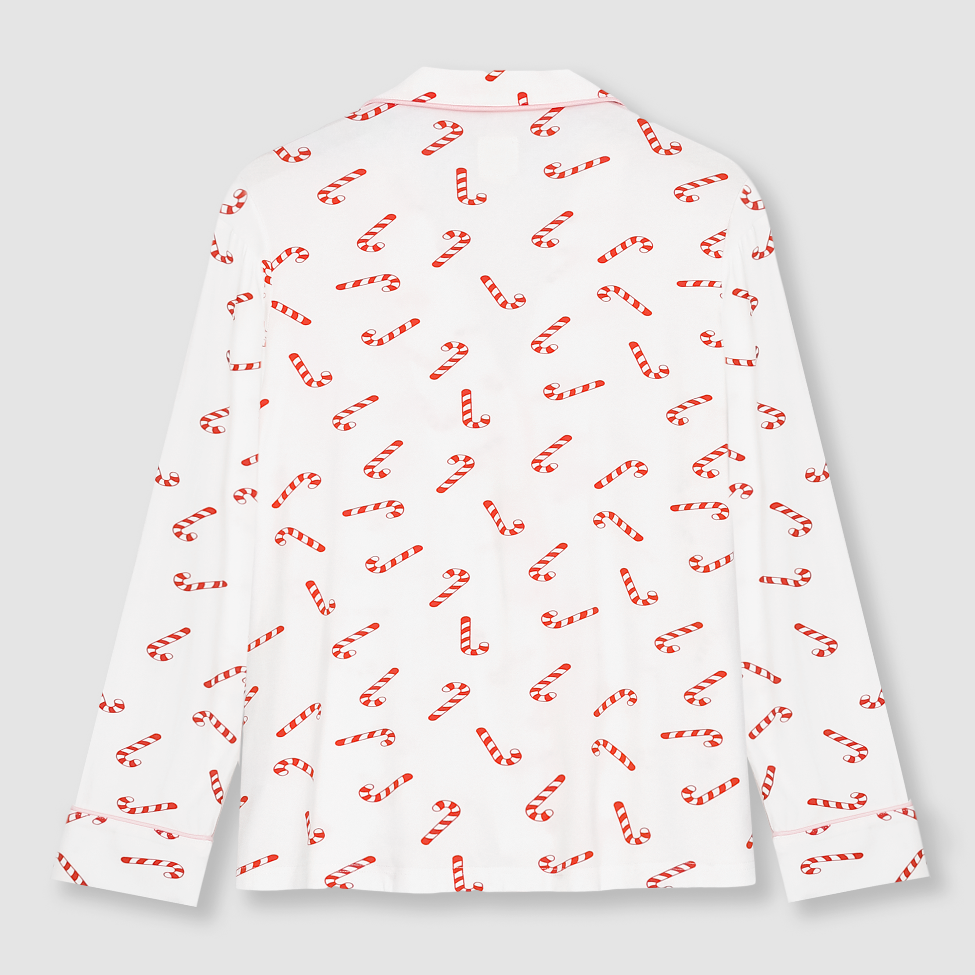 Cindy Candy Cane Long Sleeve Pajama Top