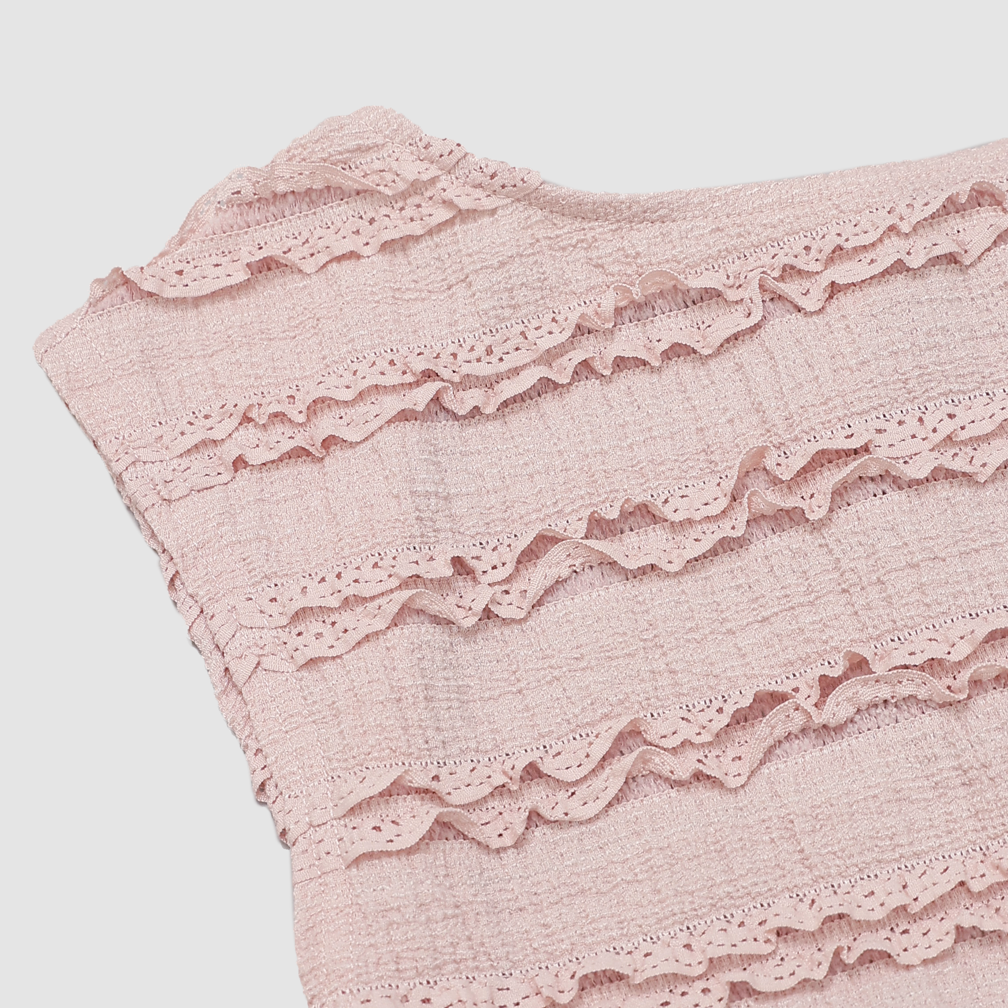 Caroline Lace Tank in Dusty Pink