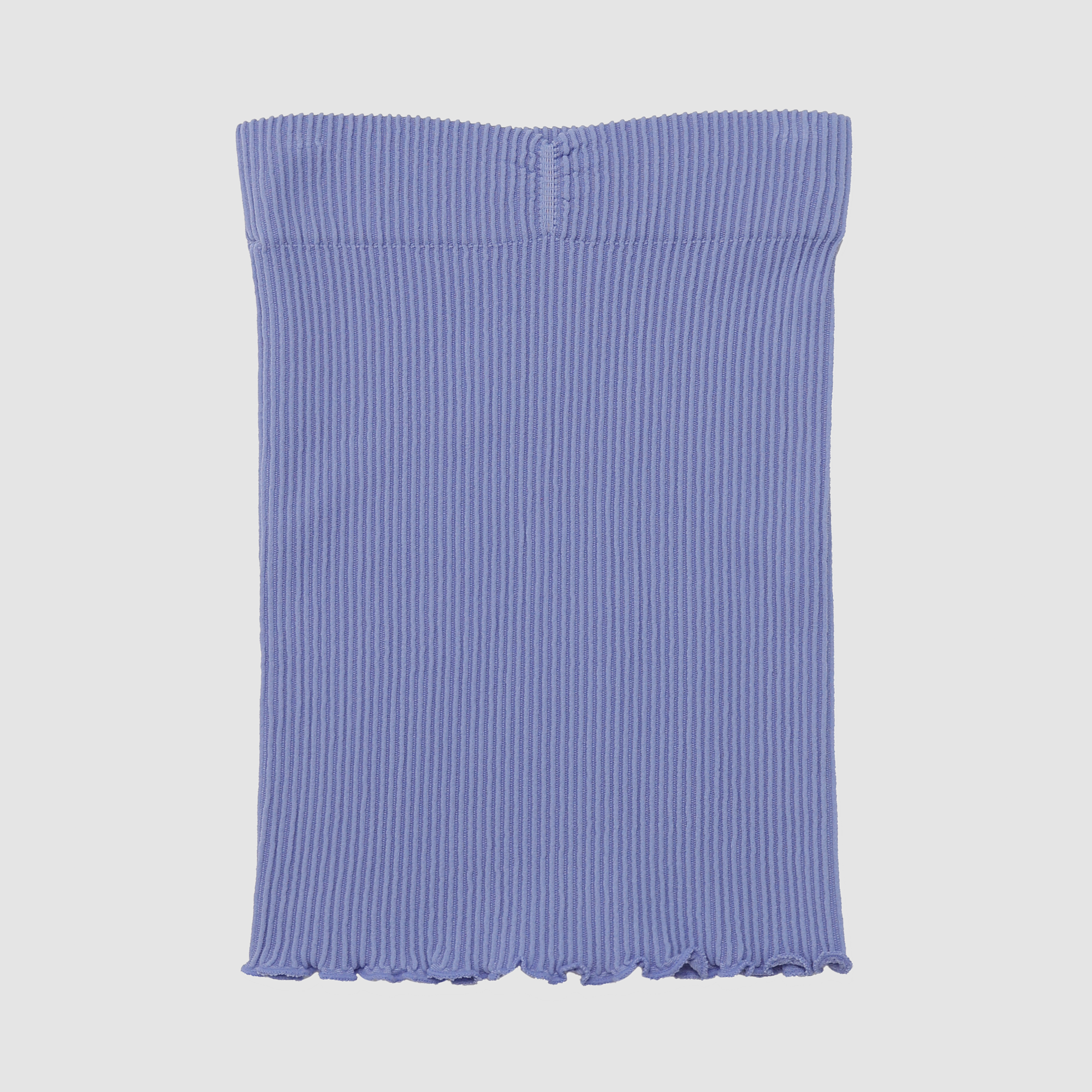 Corinna Ribbed Tube Top in Blue