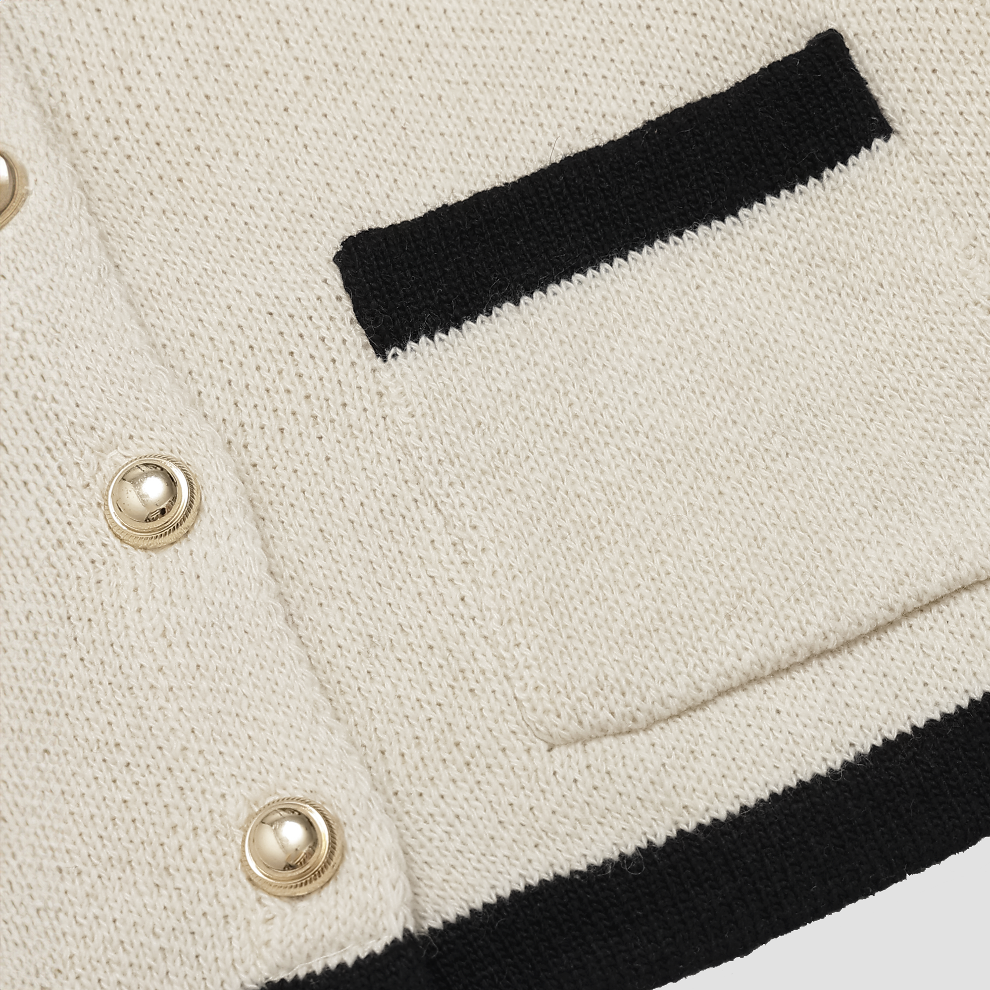 Elizabeth Chic Button Cardigan in Ivory