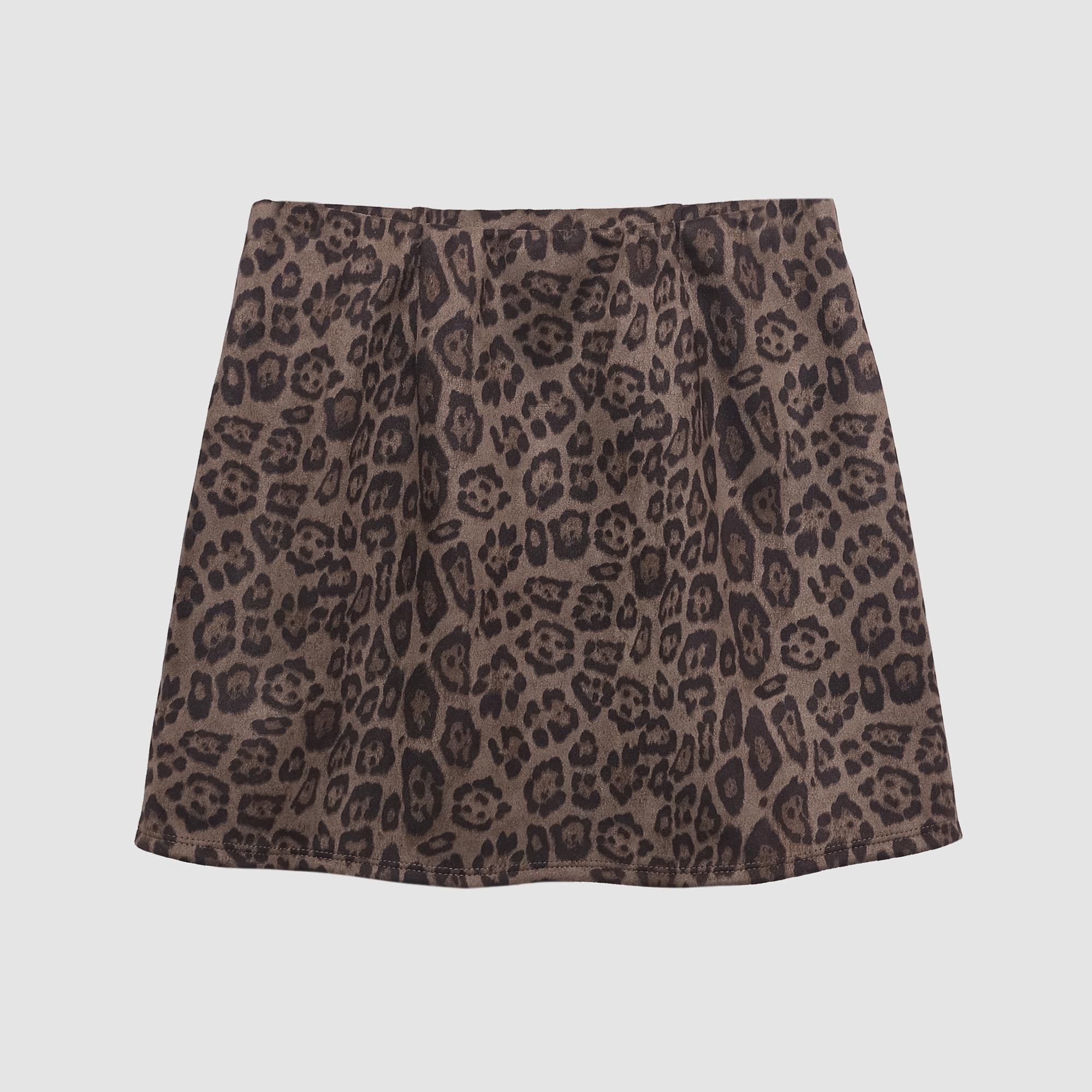 Emory Leopard Bow Mini Skirt