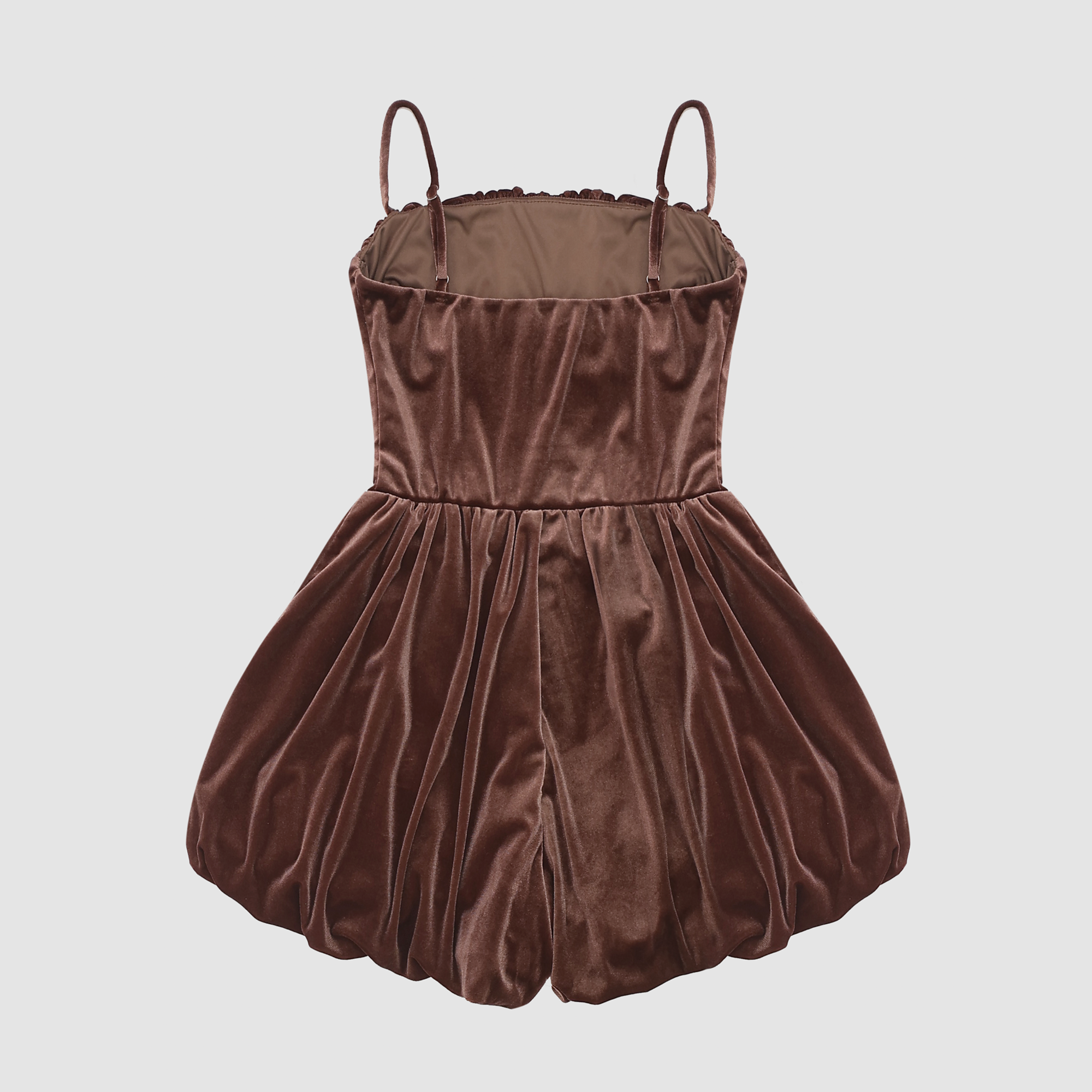 Faith Velvet Bubble Romper