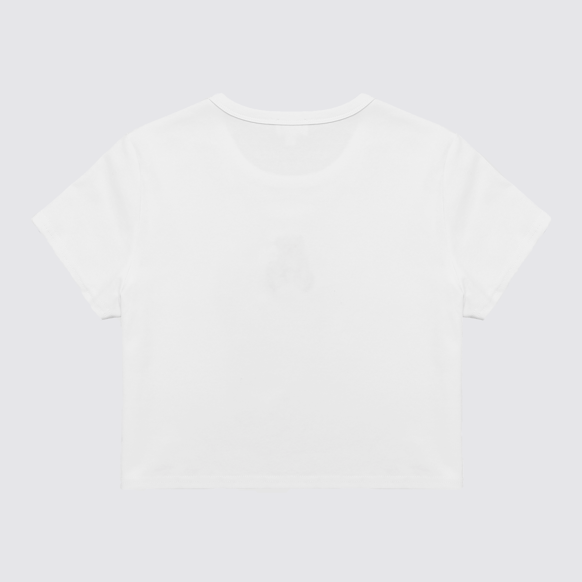 Football Star Teddy Bear Baby Tee in White & Red