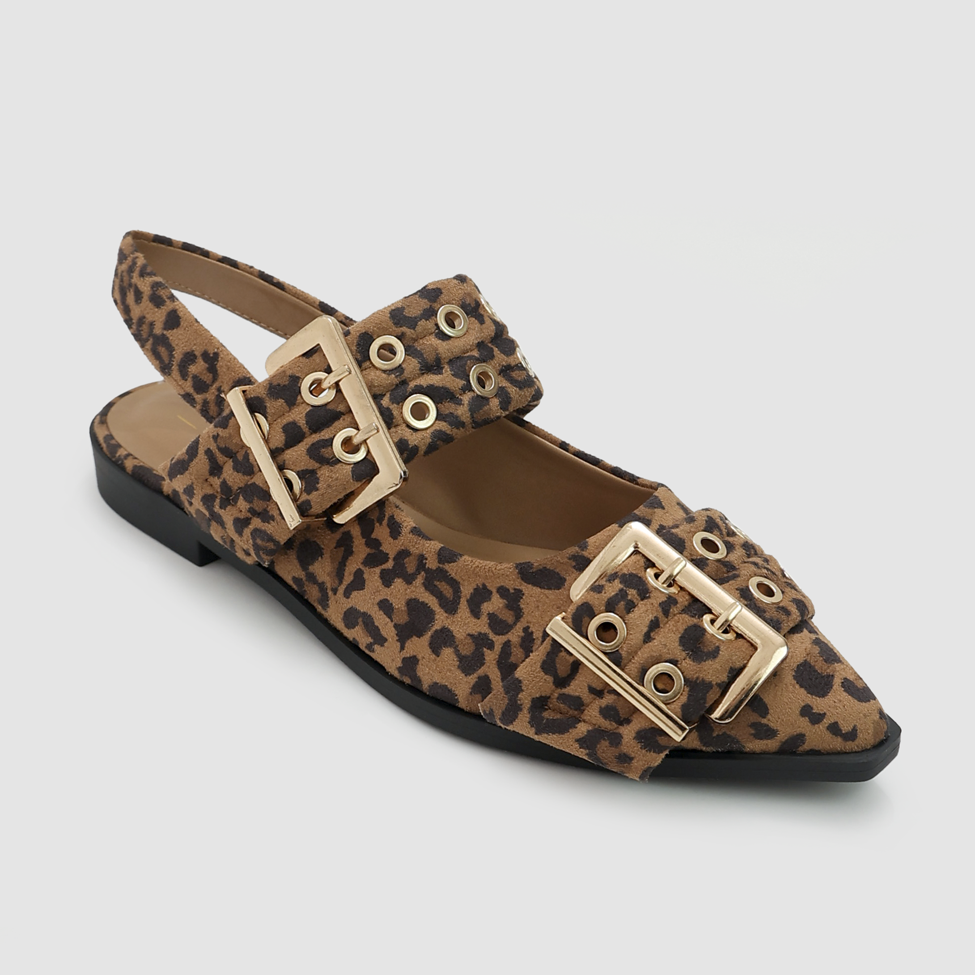 Katie Slingback Belt Flats