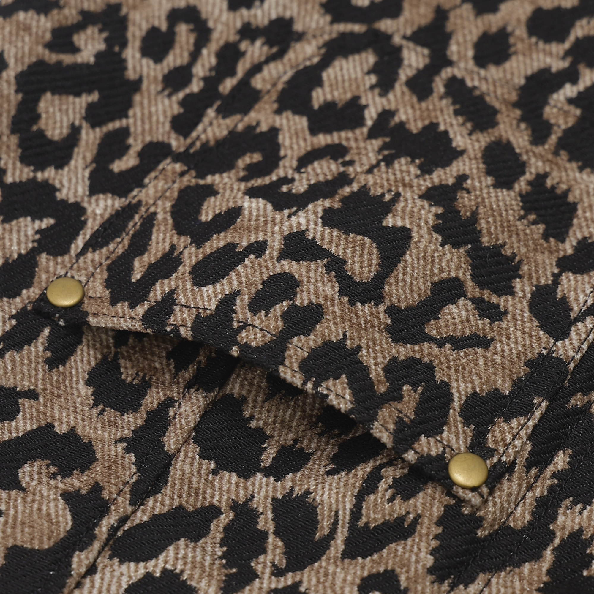 Hallie Leopard Mini Skirt
