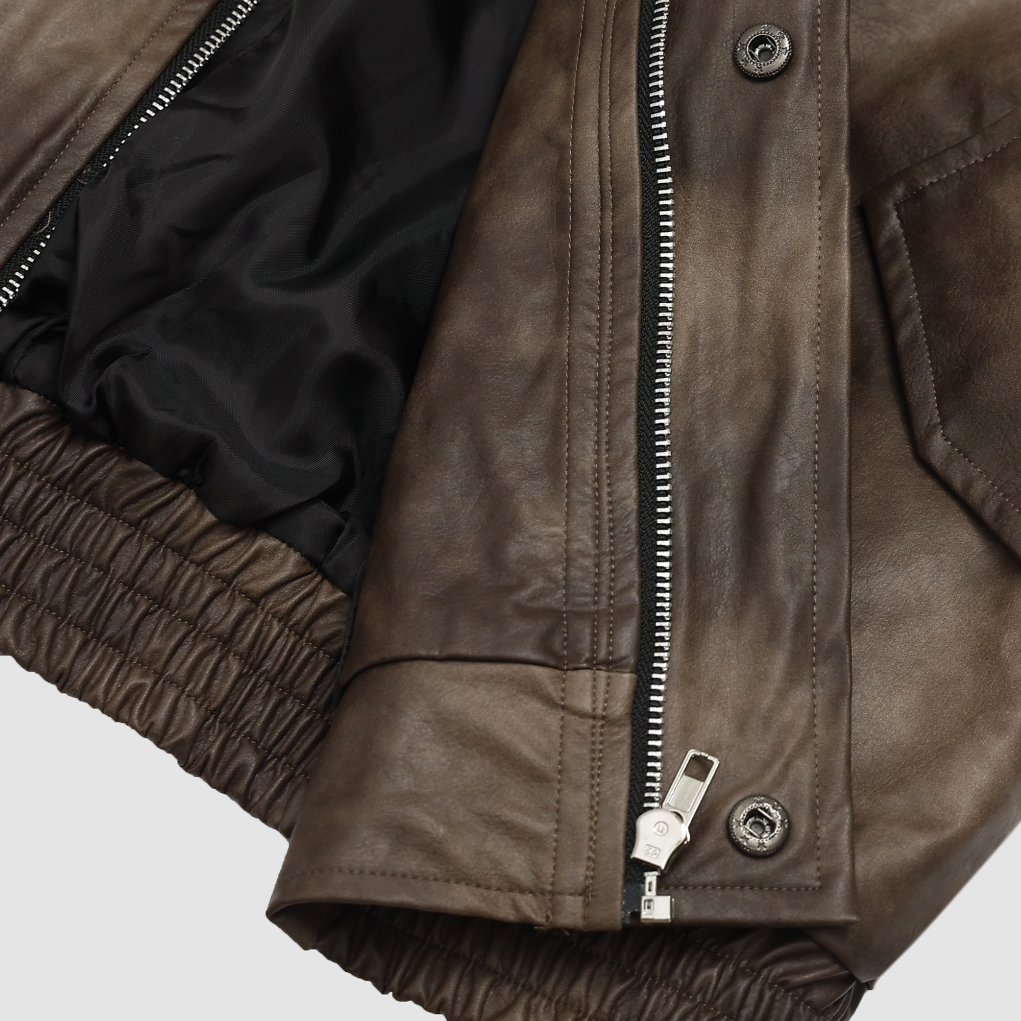 Hayden Leather Bomber Jacket