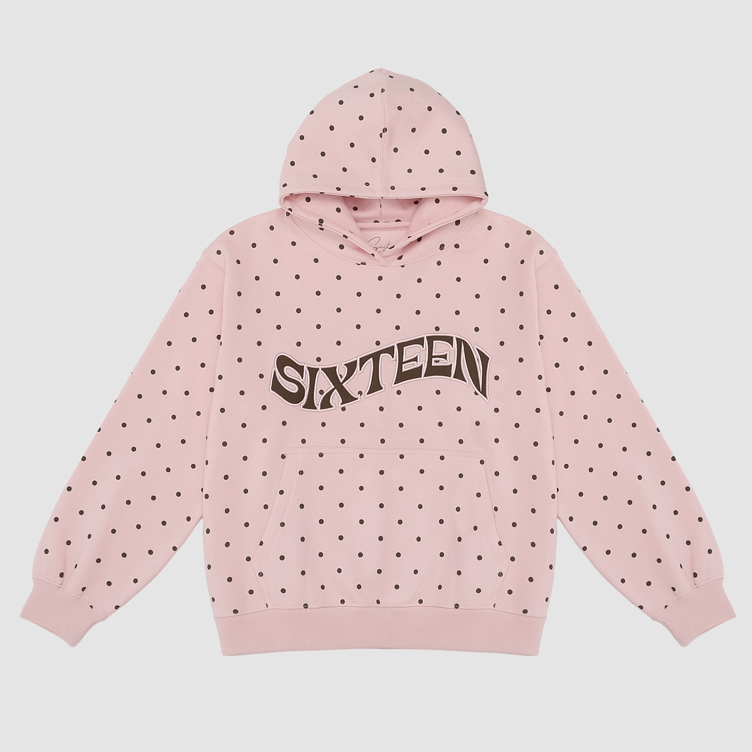 Dottie Hoodie in Pink & Brown