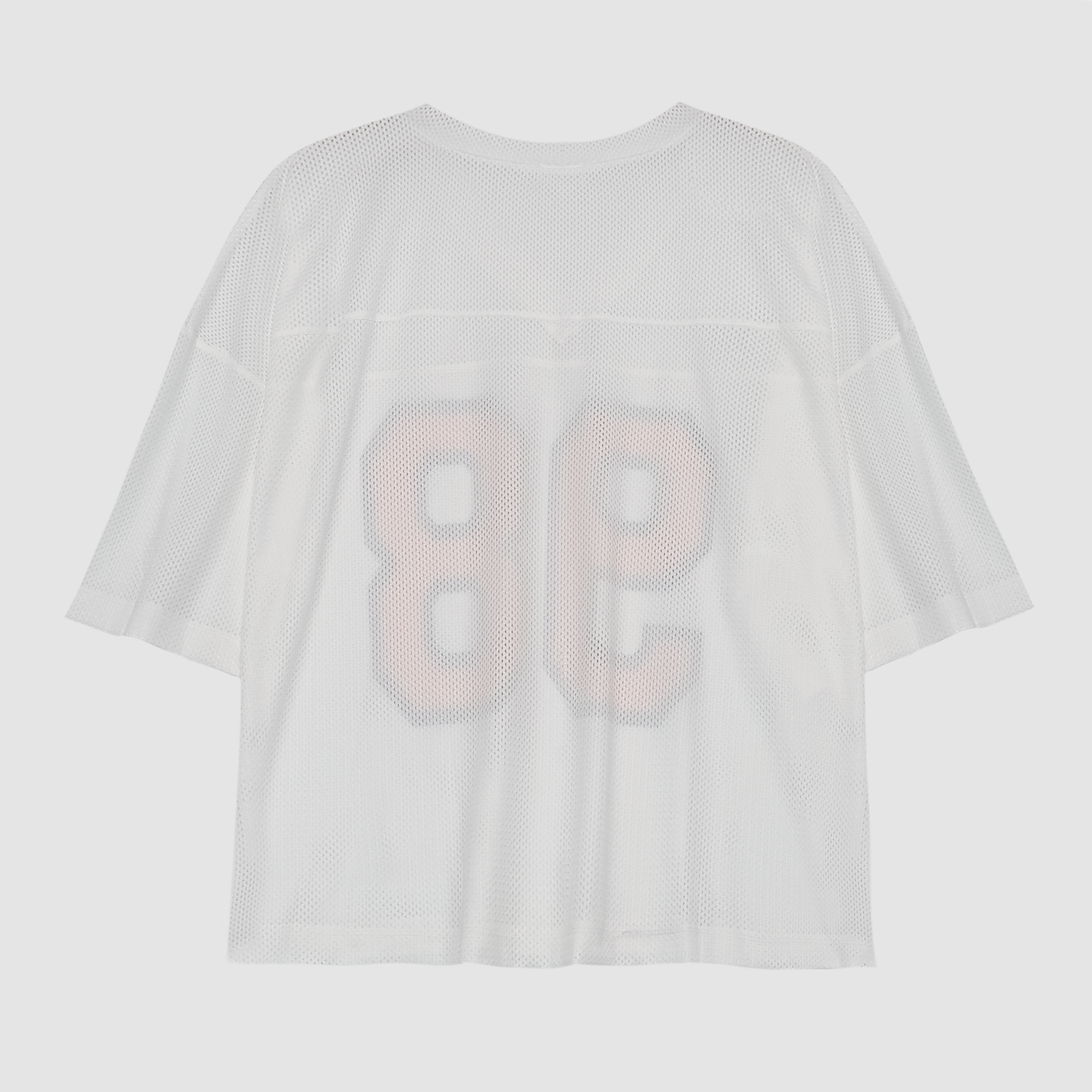 Jordan 98 Oversized Jersey in White & Orange