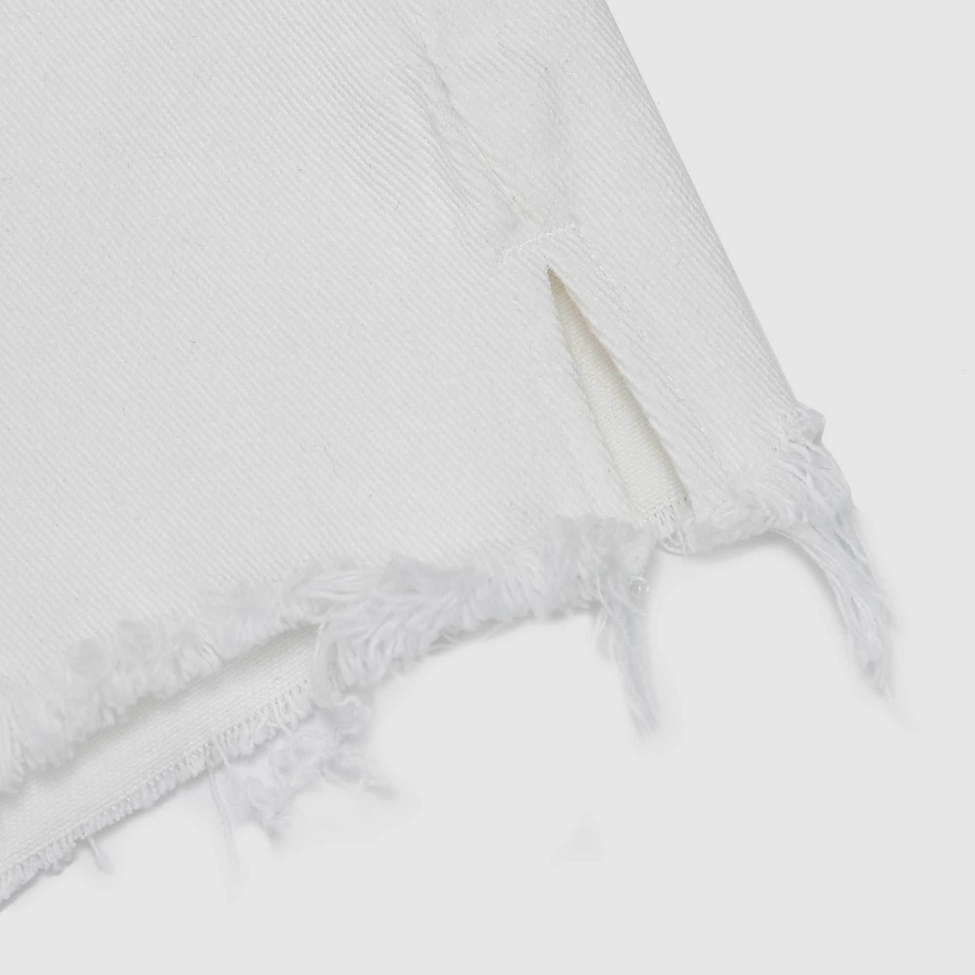 Kaleigh Distressed Hem Denim Shorts