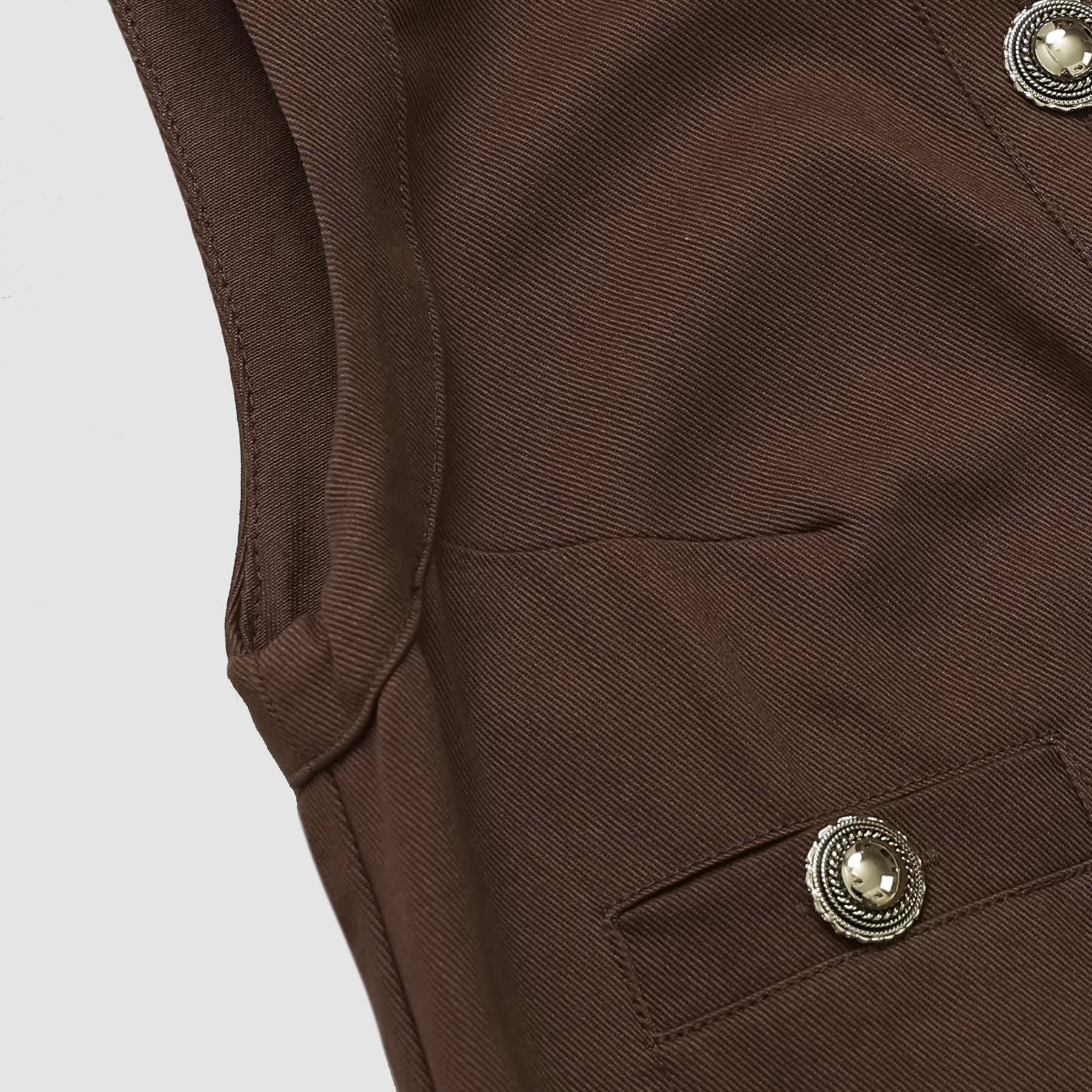 Kristin Denim Button Mini Dress