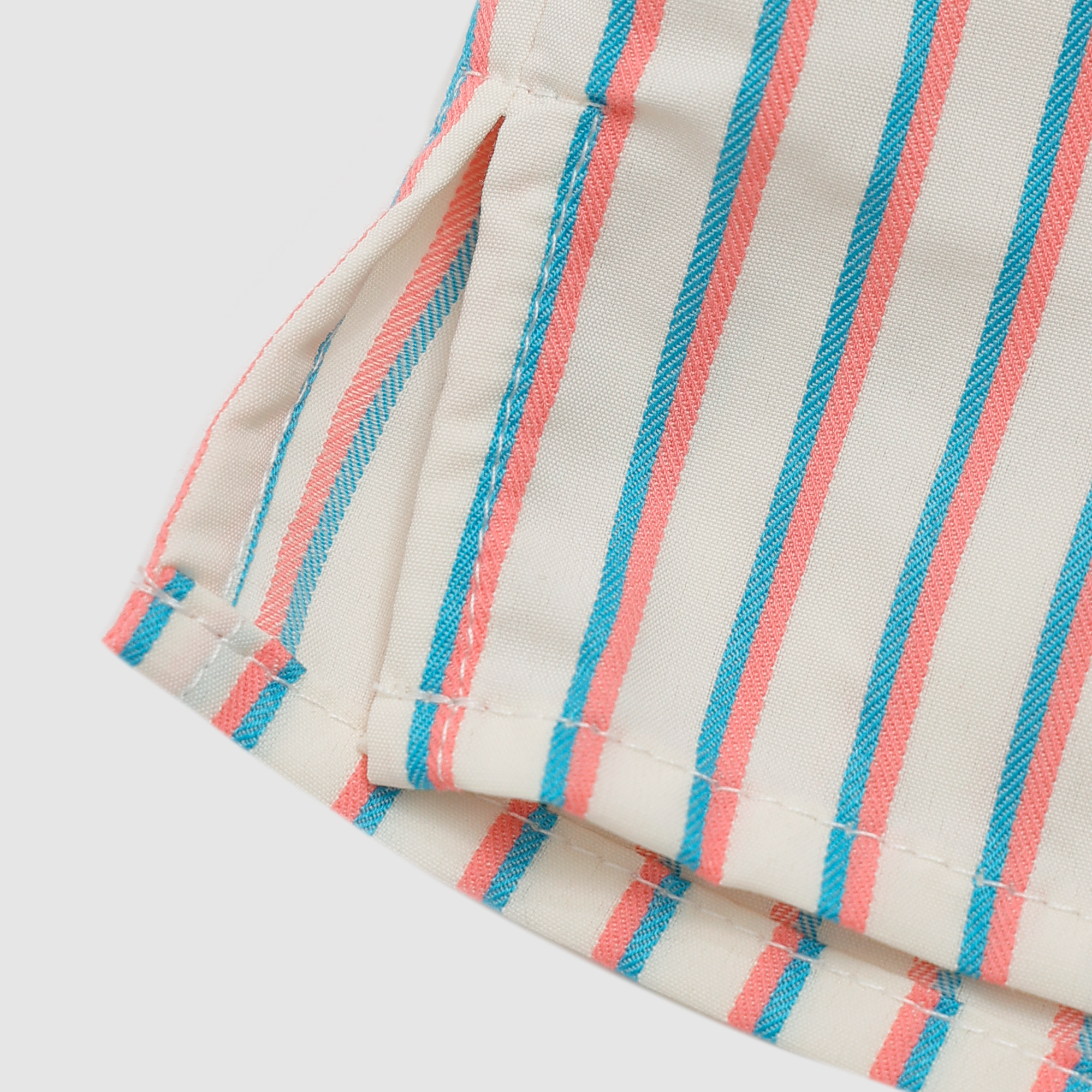 Lilia Satin Bow Stripe Pajama Set