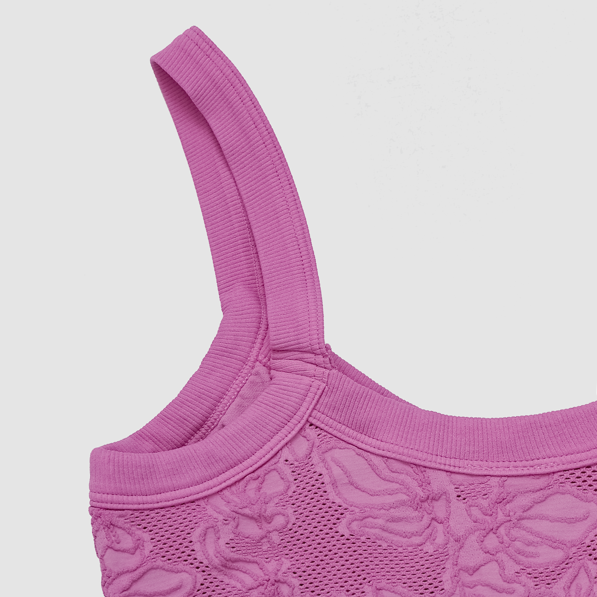 Lydia Floral Lace Tank in Crocus