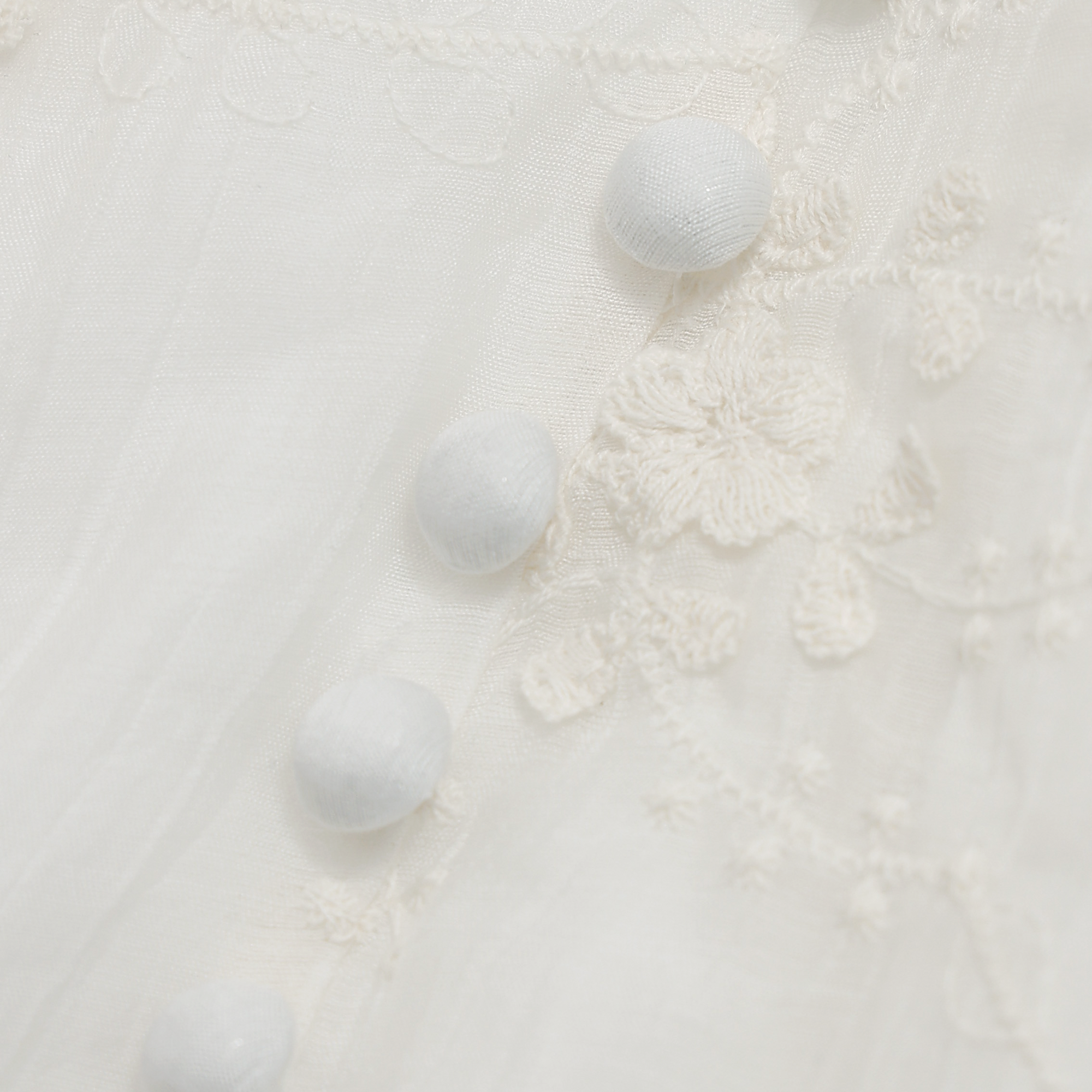 Lyla Embroidered Dress in Ivory