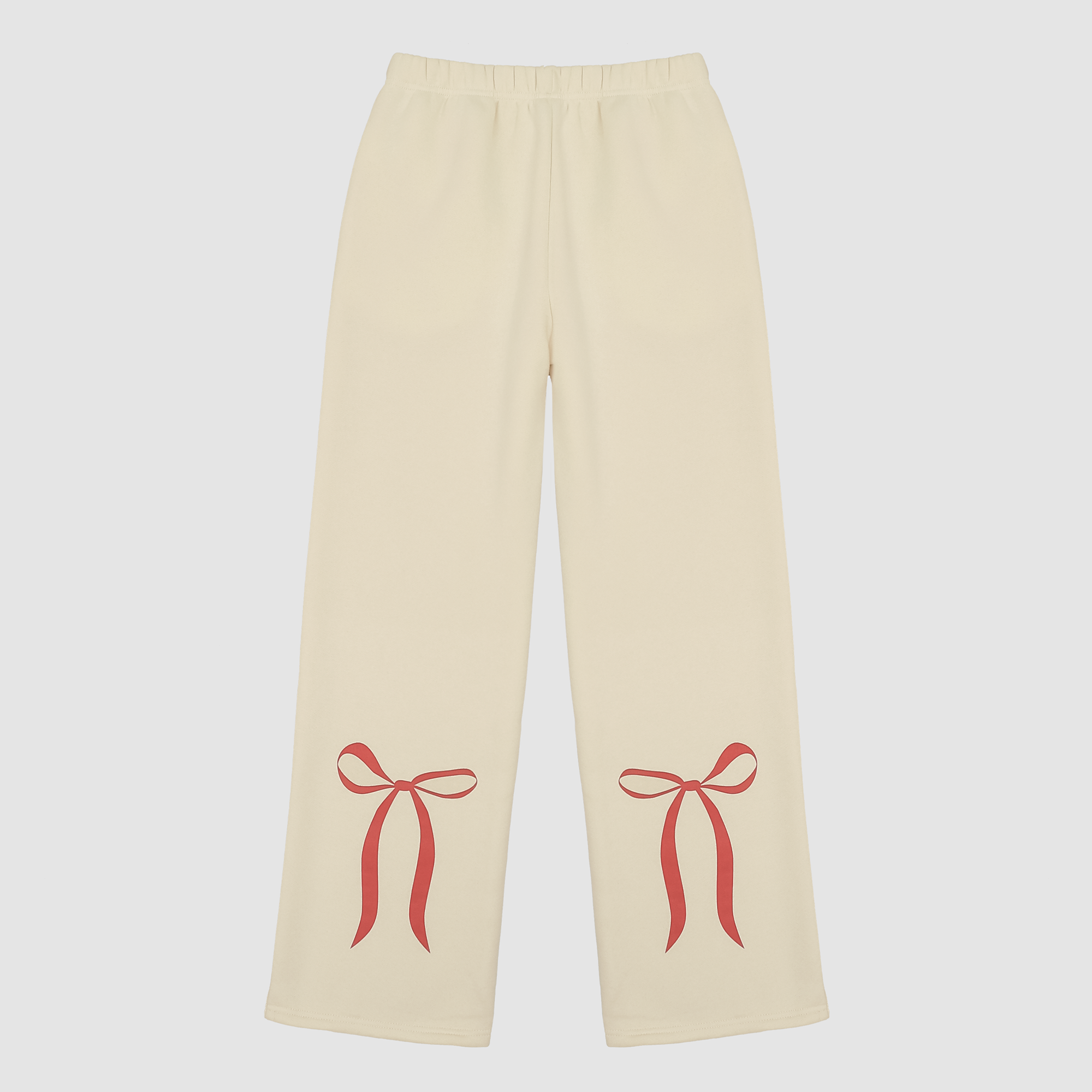 Macie Ribbon Bow Wide Leg Sweatpants