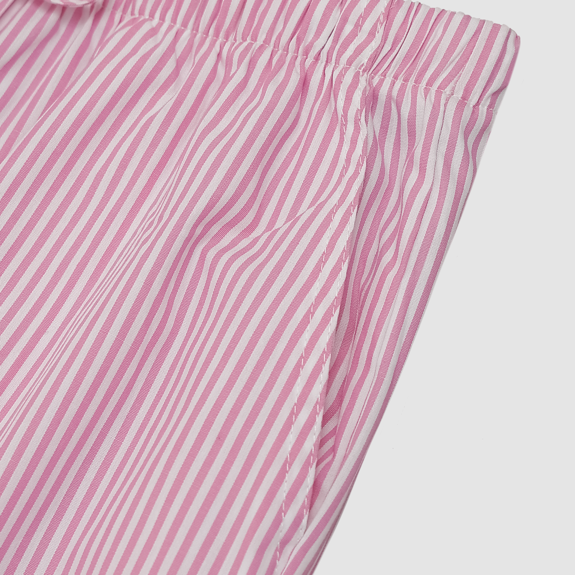 Maddie Striped Pants in Pink/White
