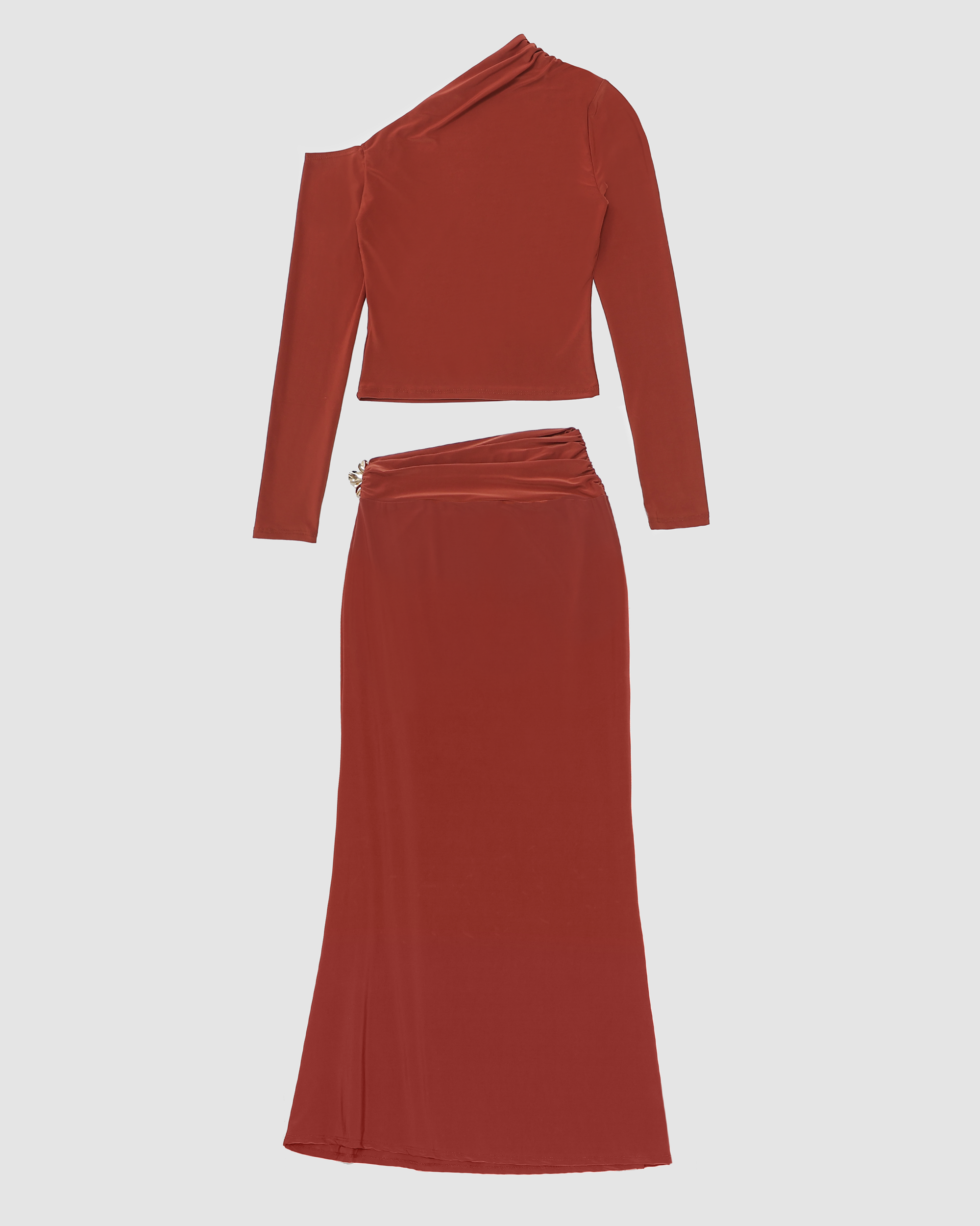 Megara Flower Detail Maxi Skirt