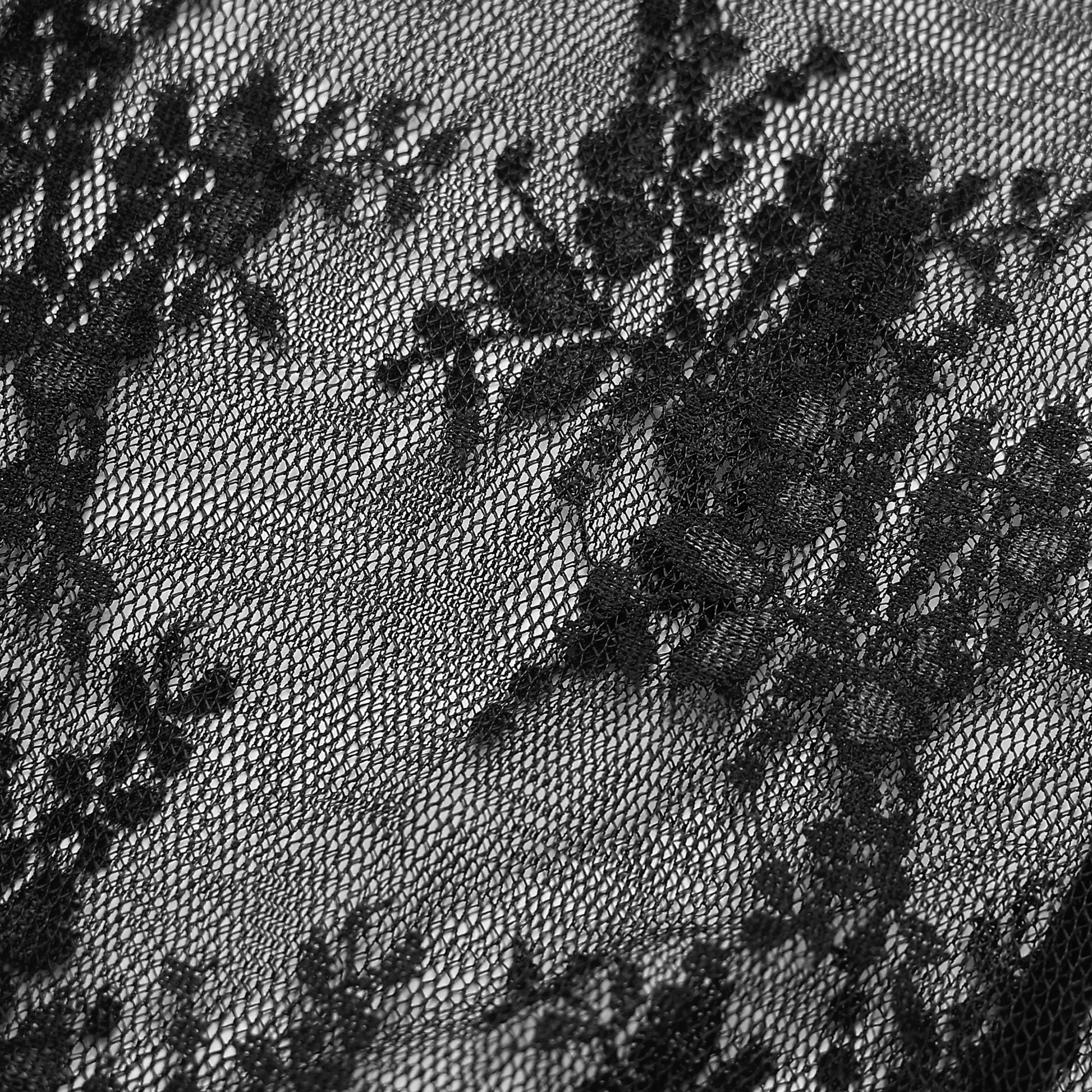 Odette Mesh Lace Long Sleeve Top