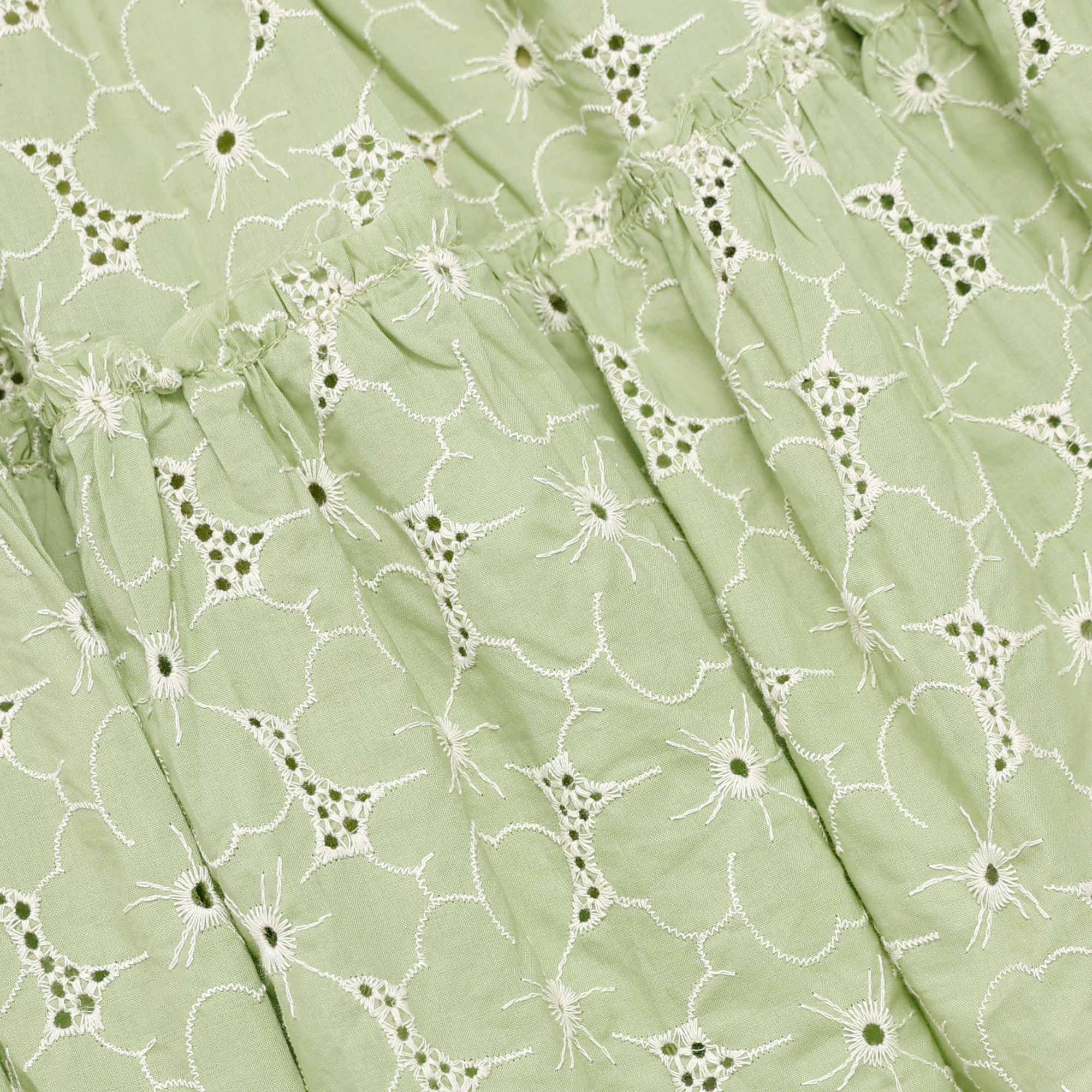 Olive Ruffle Babydoll Dress