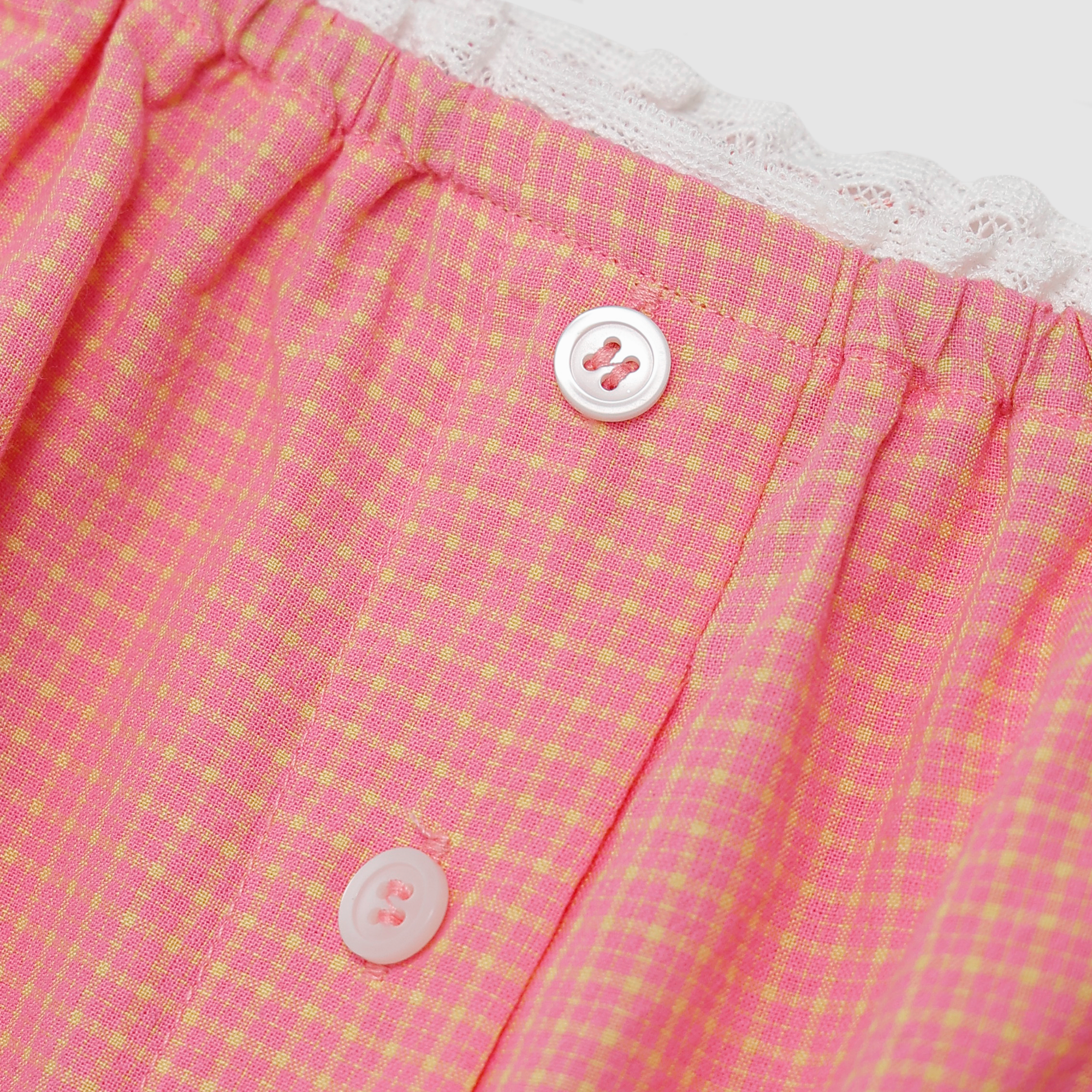 Penelope Gingham Lace Pants