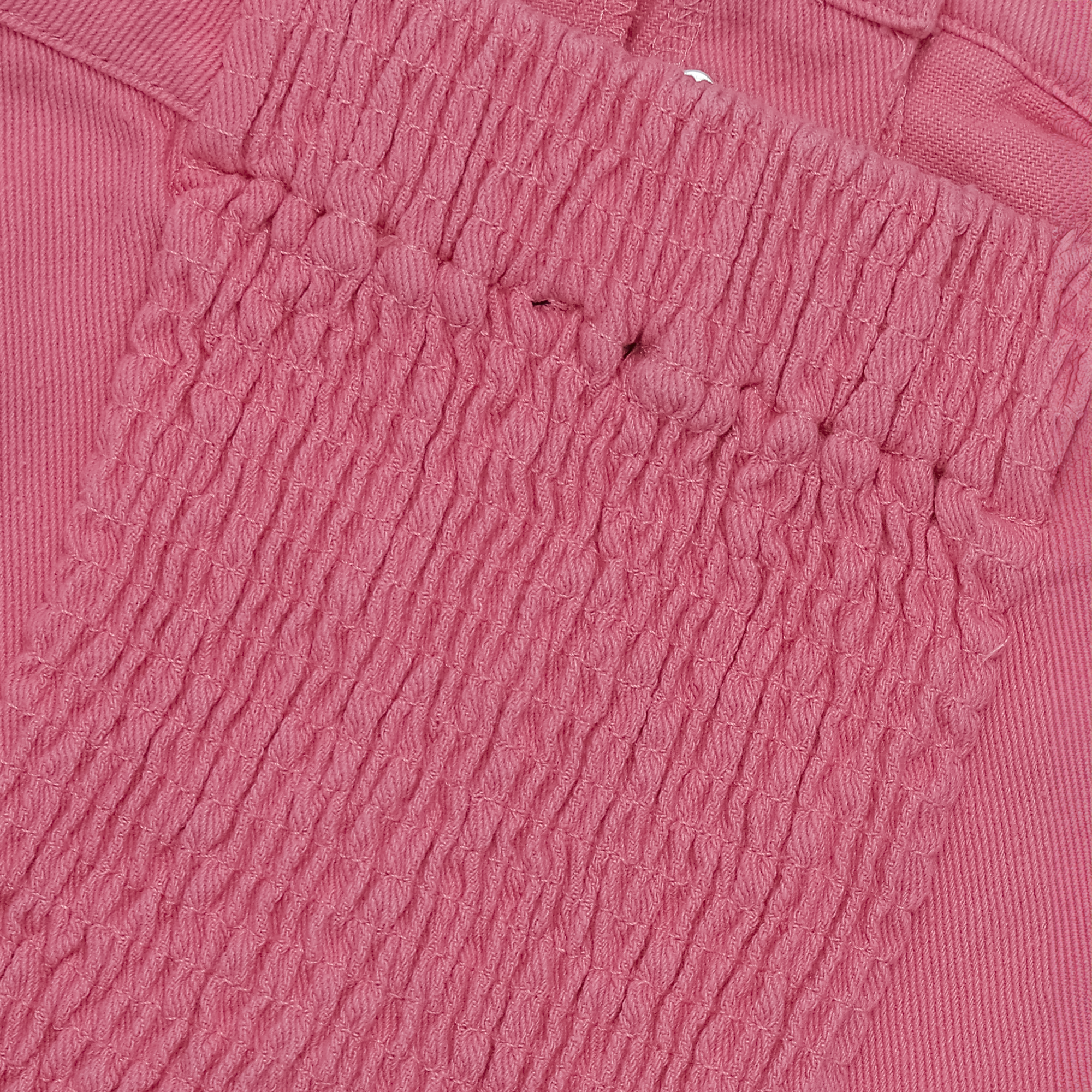 Petra Denim Tube Top in Pink