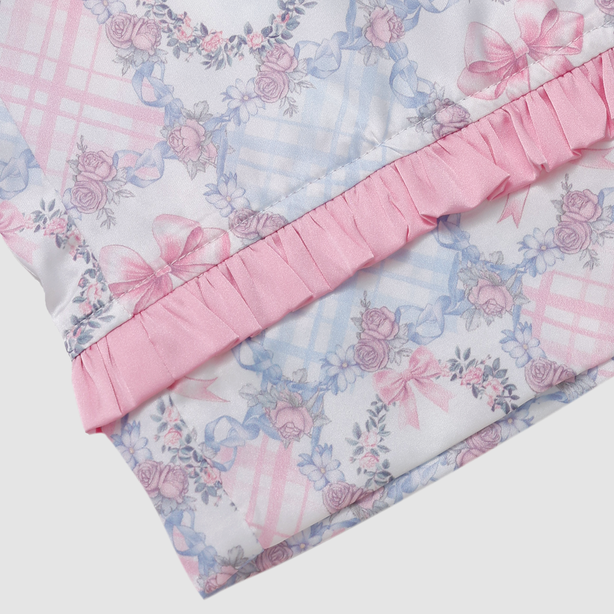 Polly Bow Satin Pajamas