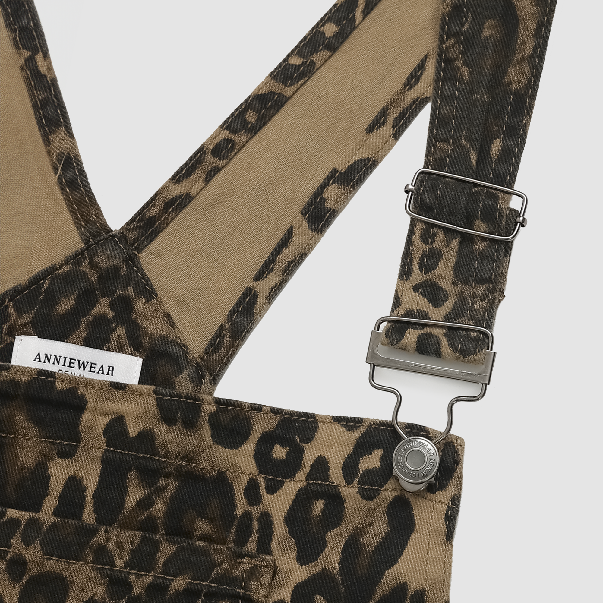 Rayna Leopard Shortalls