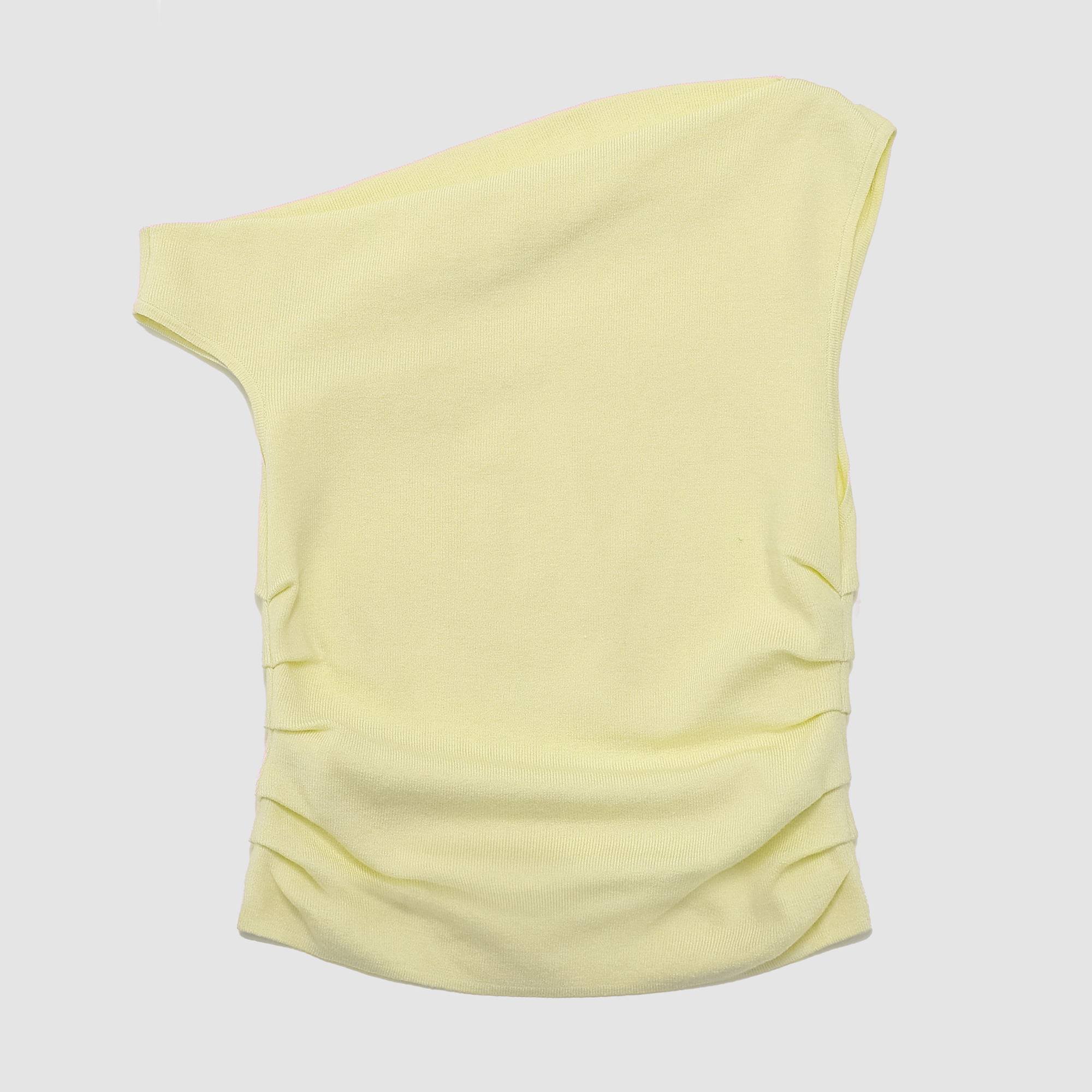 Rosalie Asymmetrical Top in Light Yellow