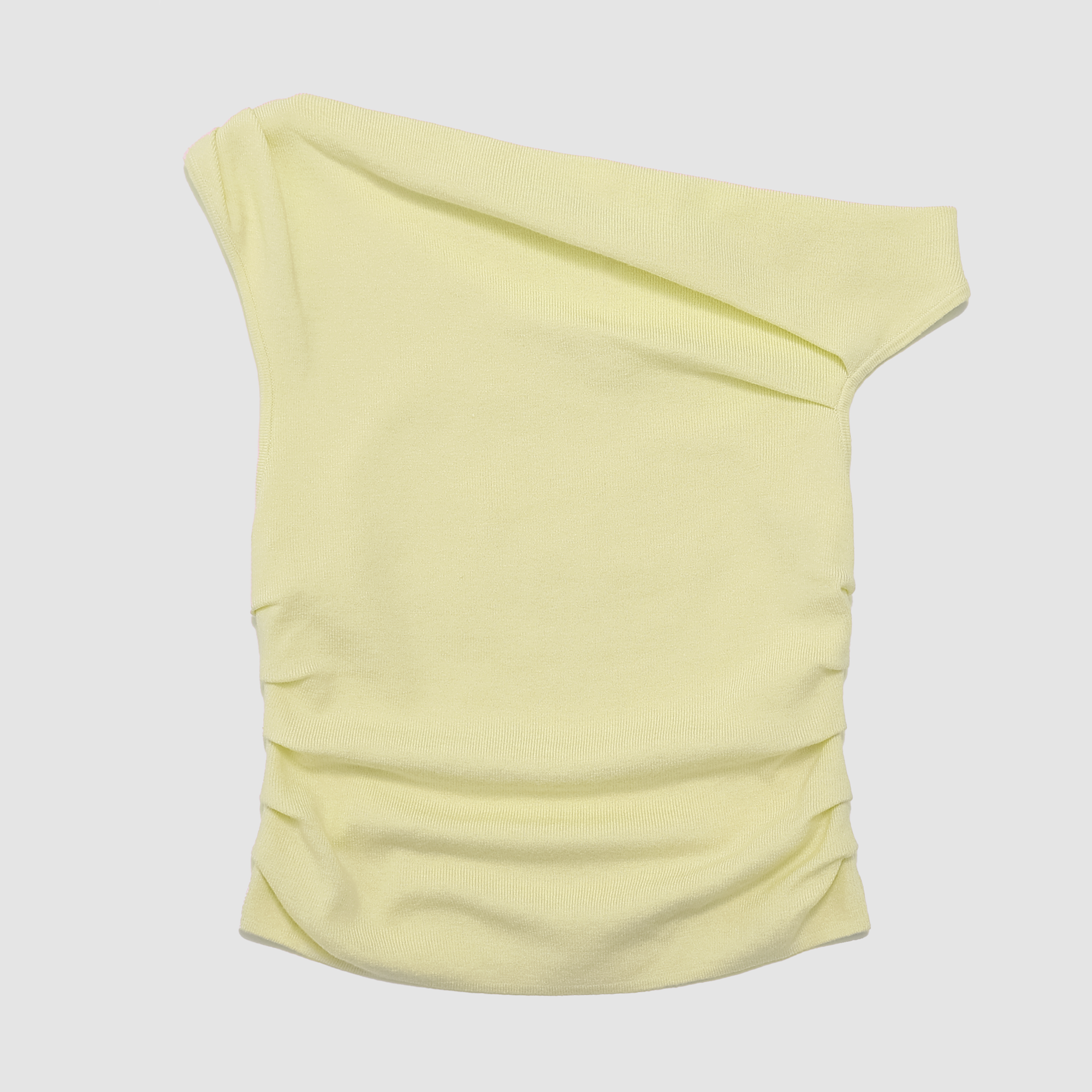Rosalie Asymmetrical Top in Light Yellow