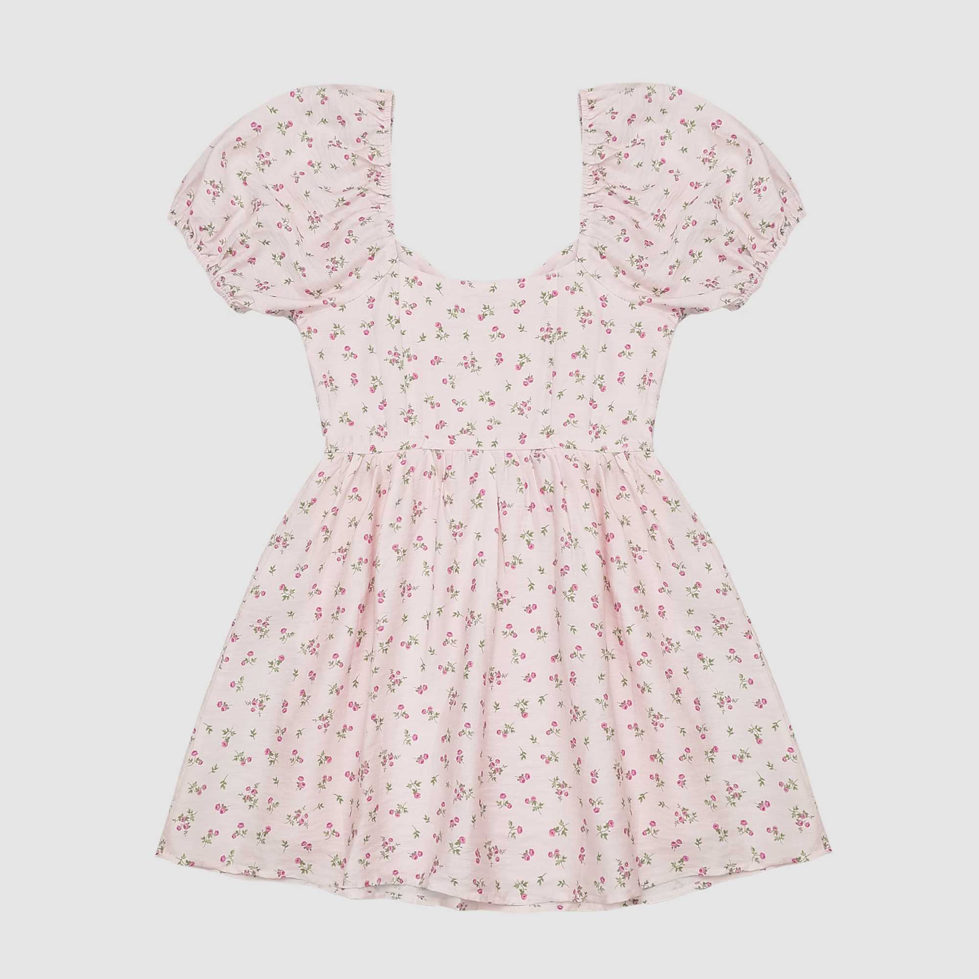 Isabelle Puff Sleeve Mini Dress