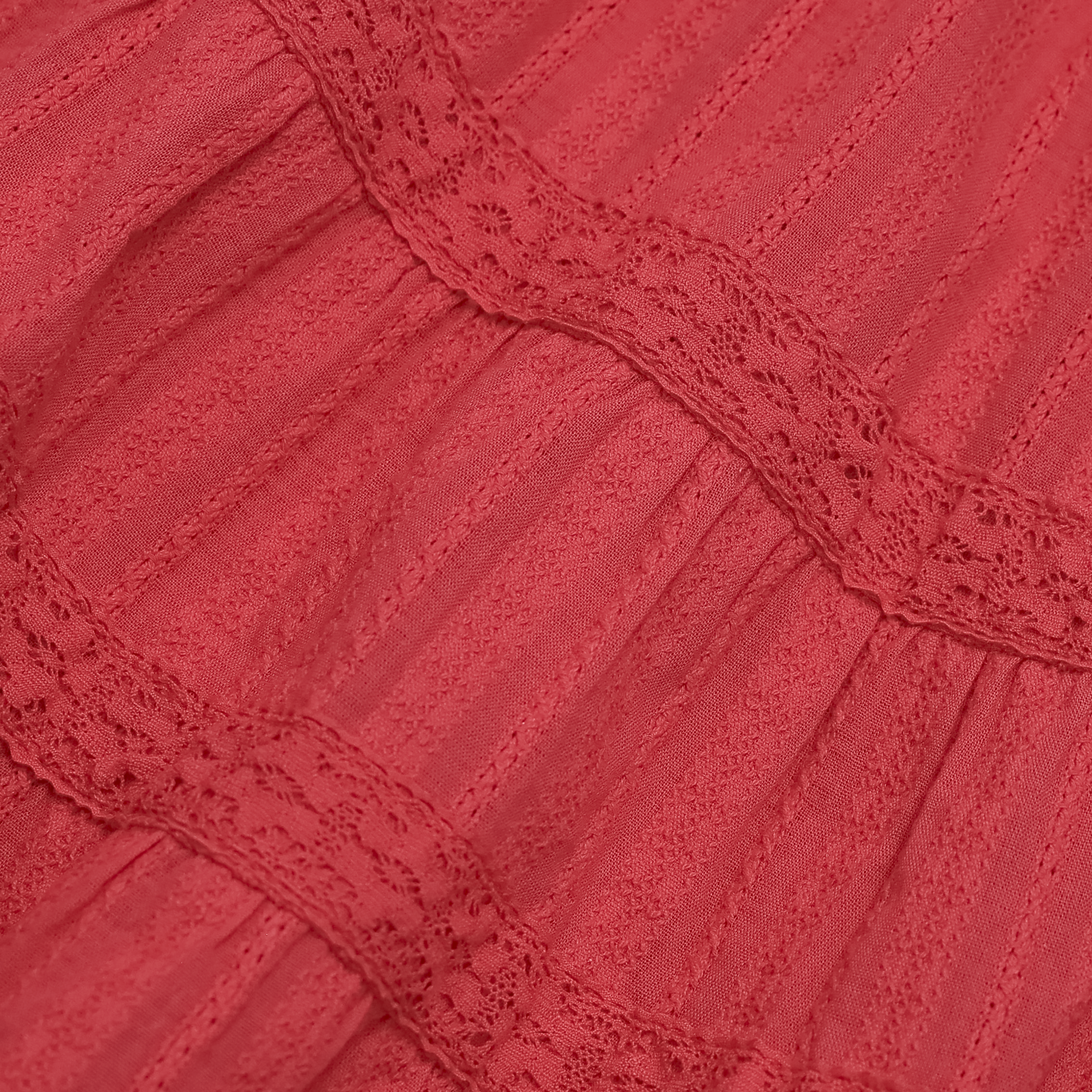 Aria Tiered Lace Trim Ribbon Skirt