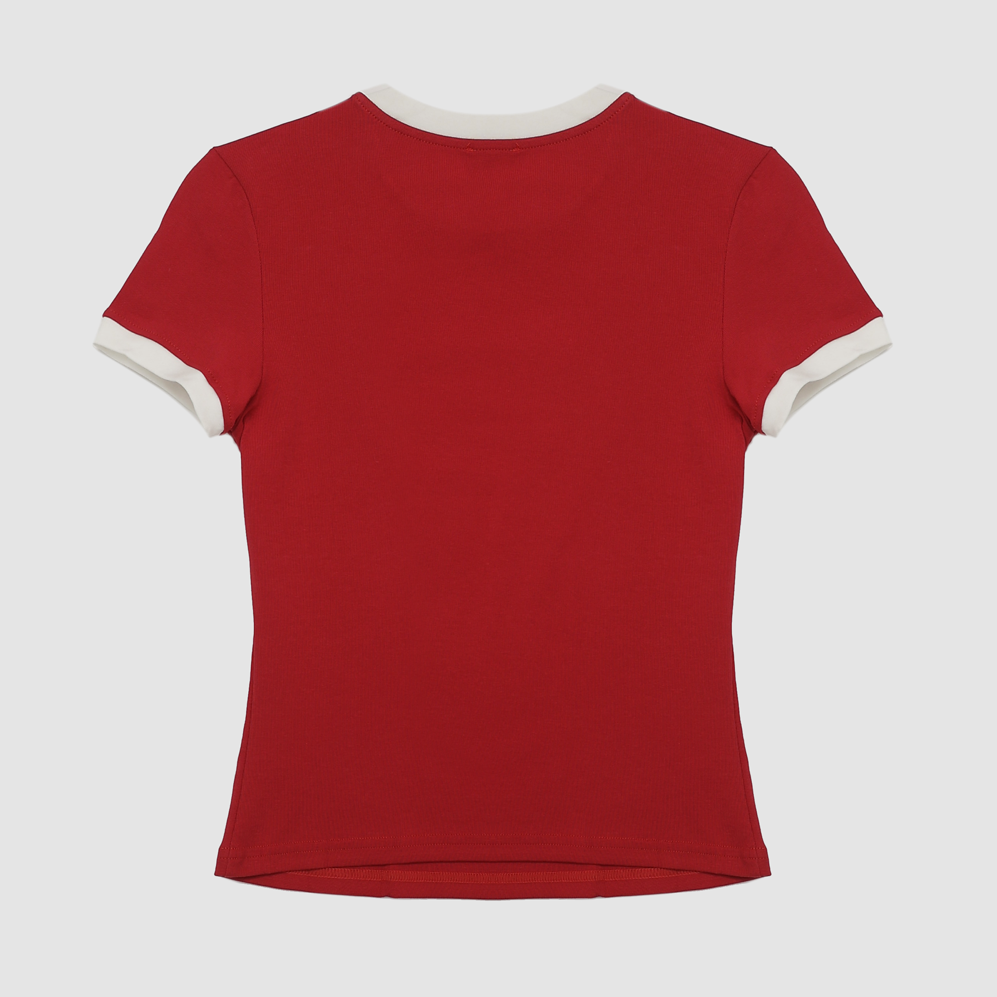 Toni Sporty Graphic Baby Tee in Red