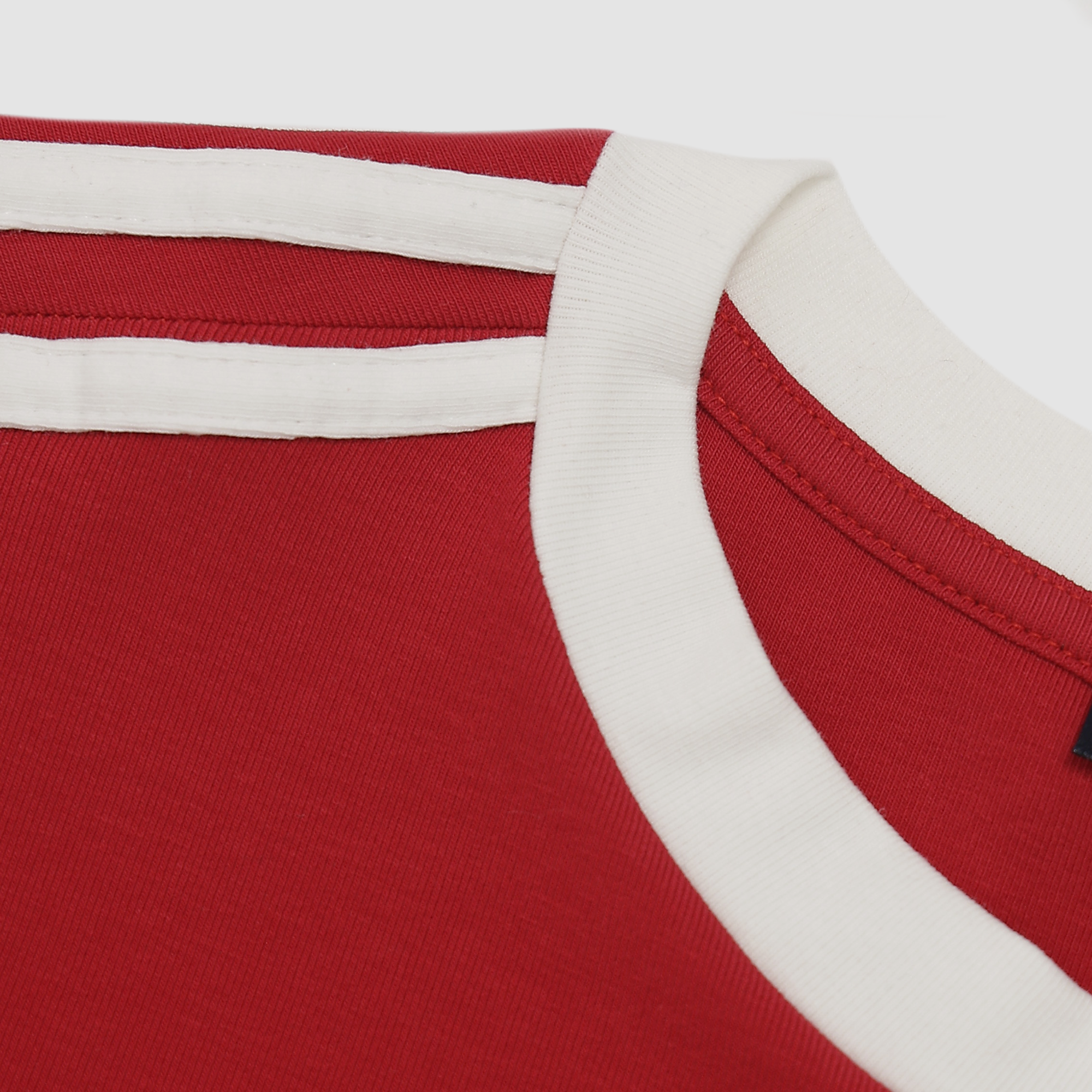 Toni Sporty Graphic Baby Tee in Red
