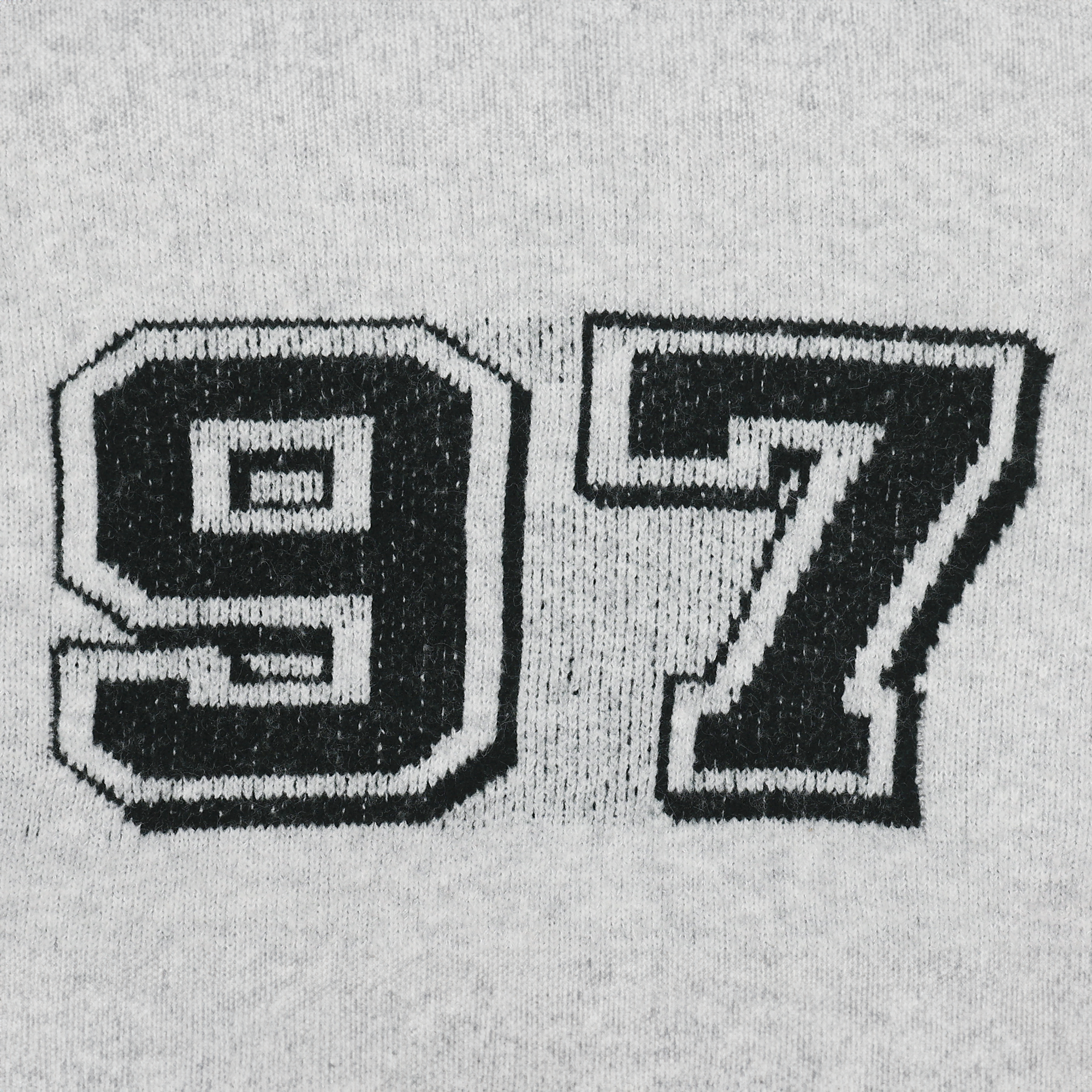 Vintage 97 Raglan Sweater in Grey Melange