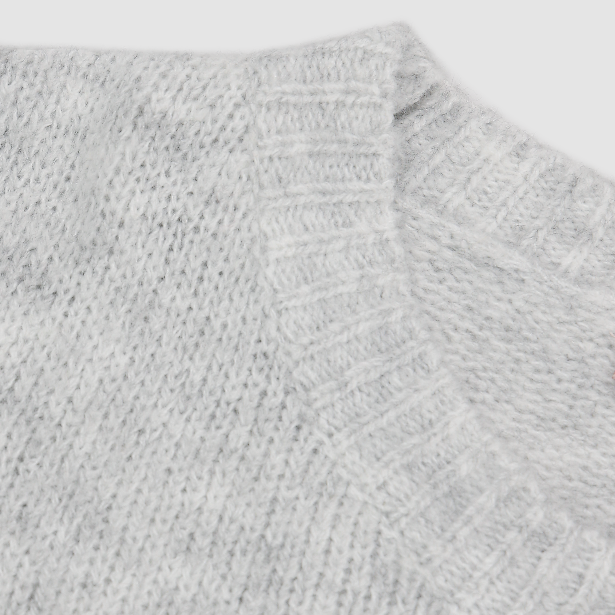 Vintage 97 Raglan Sweater in Grey Melange