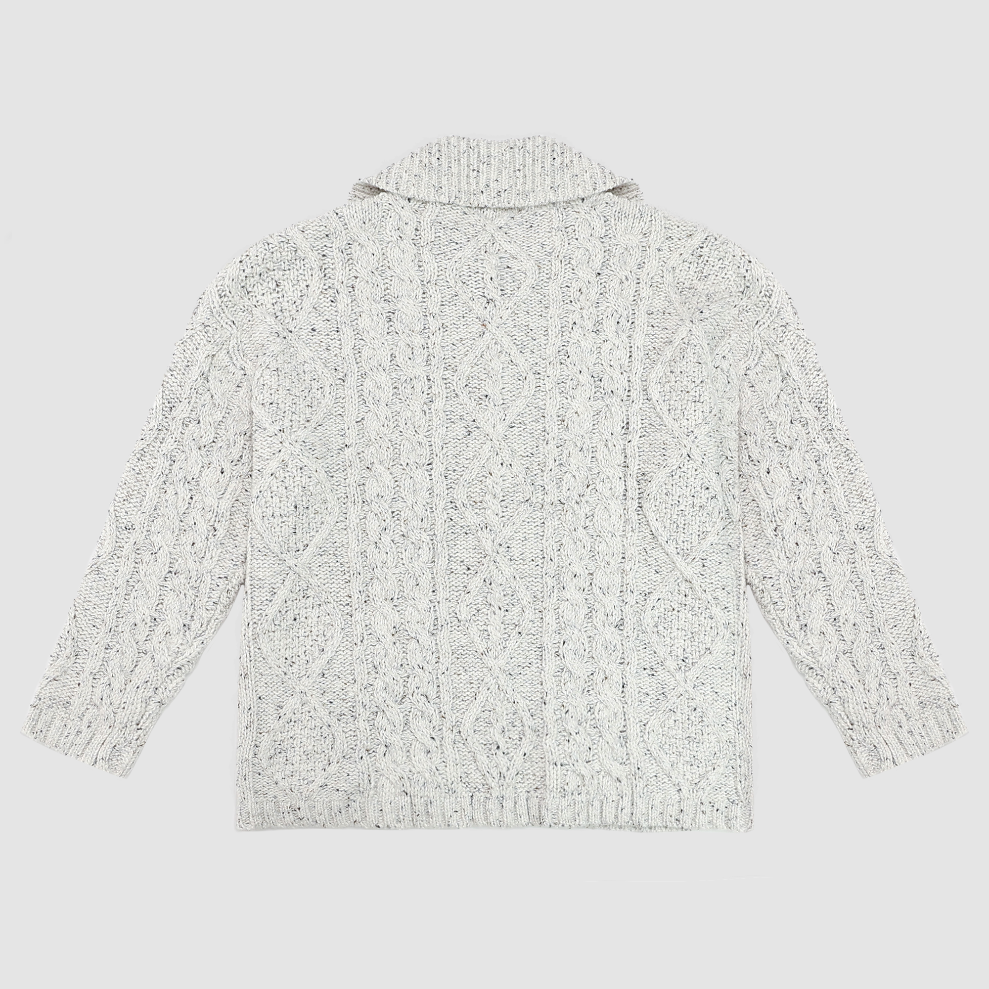Wren Cable Knit Collared Cardigan