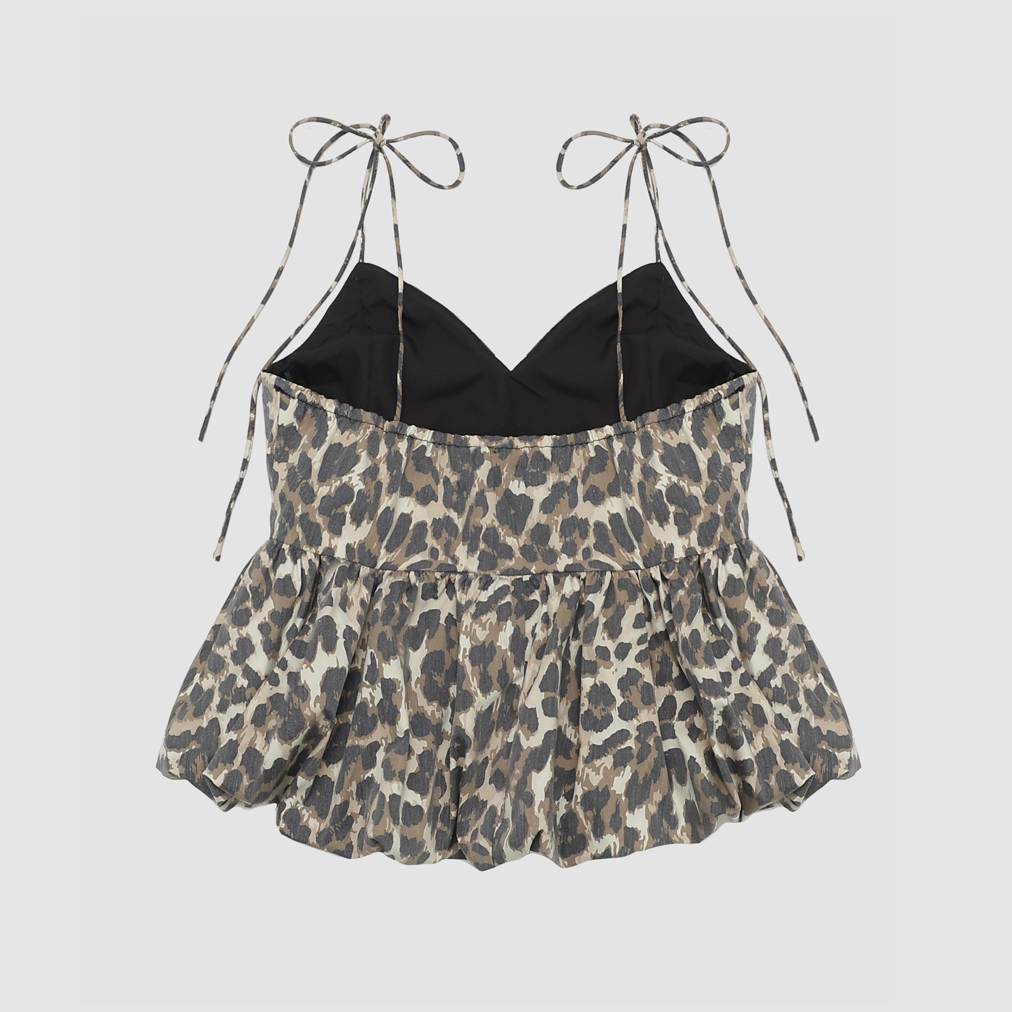 Gianna Leopard Bubble Top