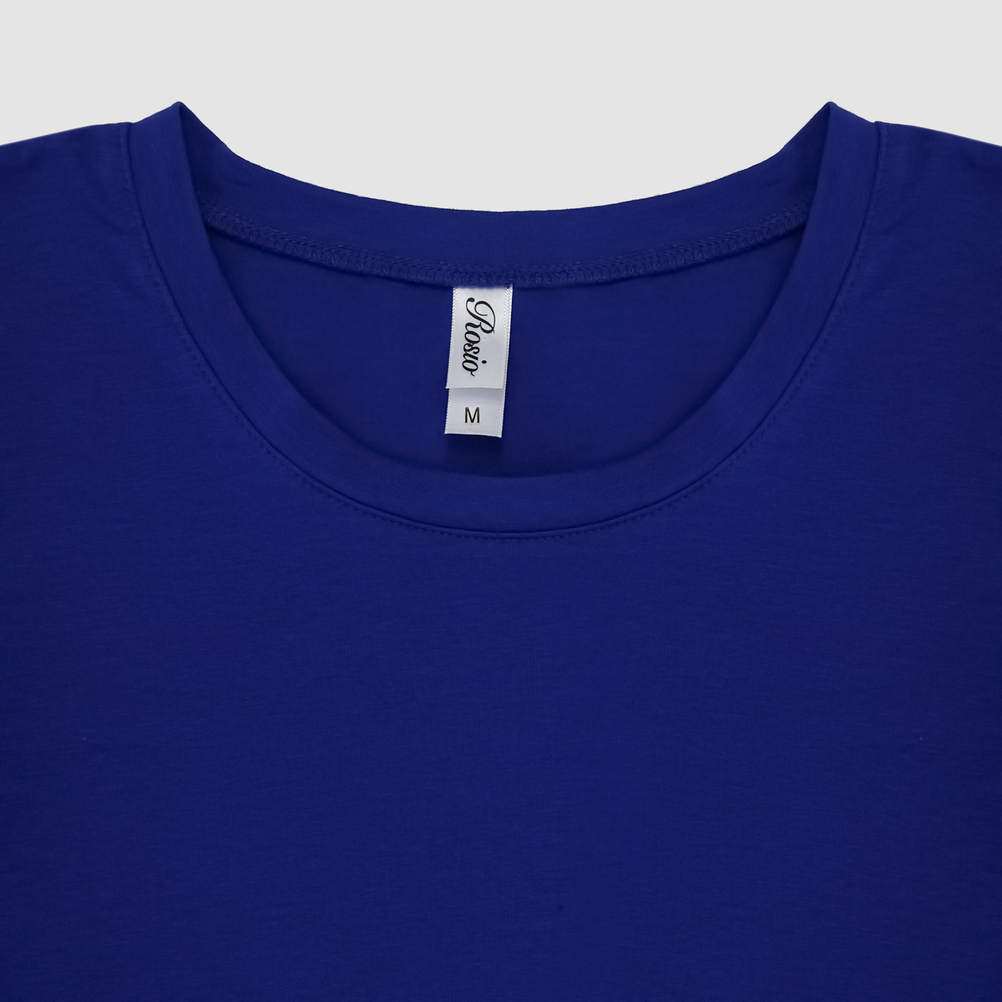 Kiara Cropped Baby Tee in Royal Blue