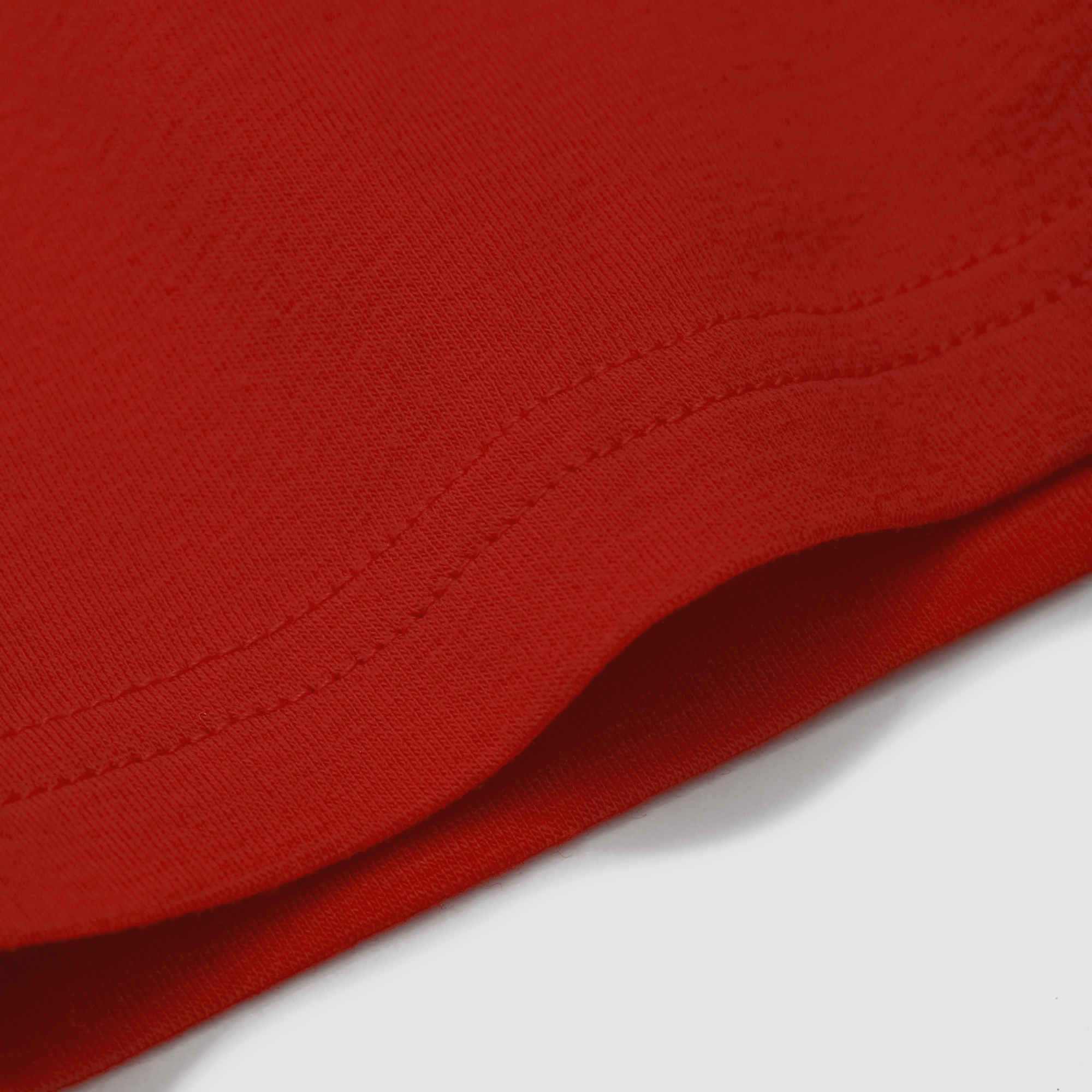 Kiara Cropped Baby Tee in Red