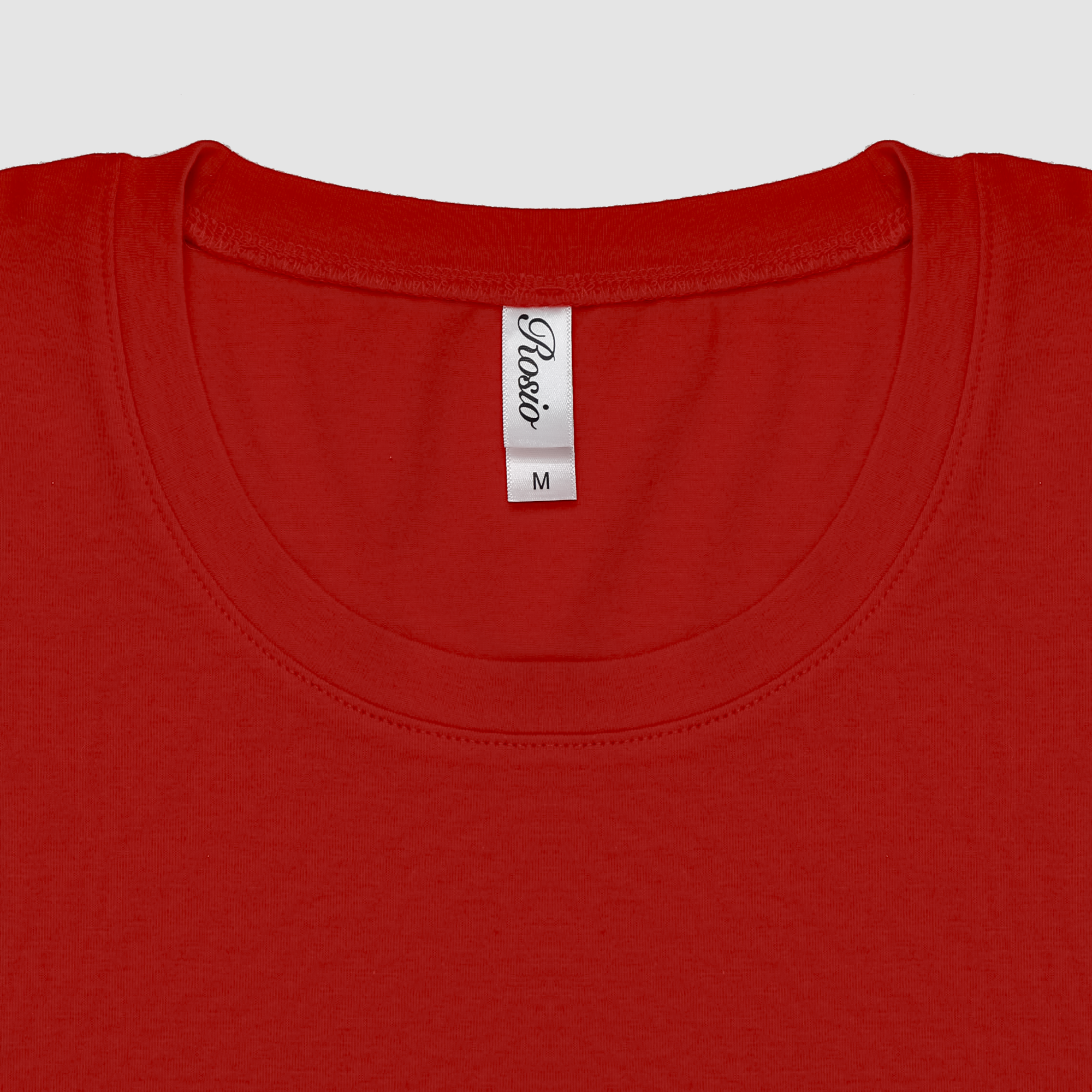 Kiara Cropped Baby Tee in Red