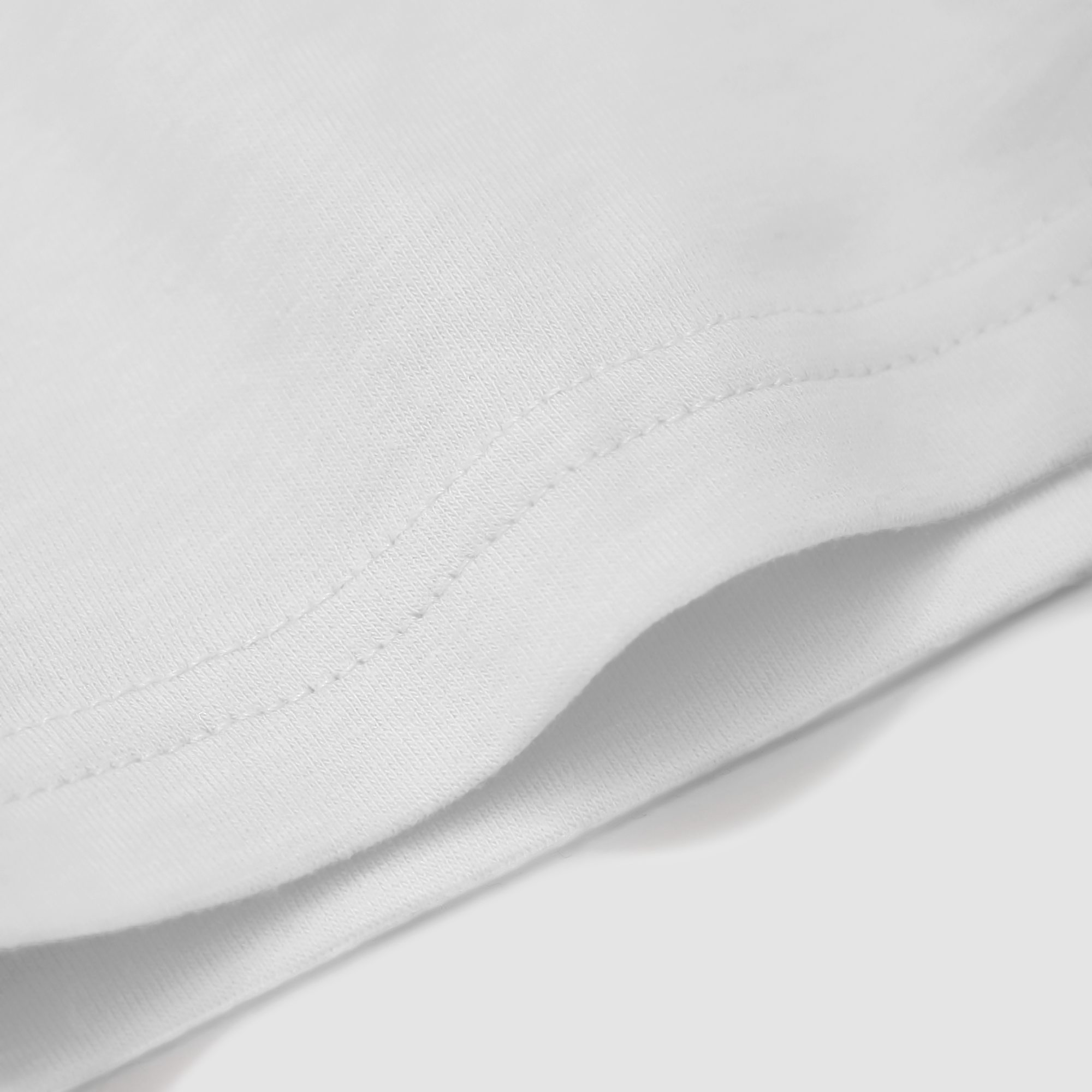 Kiara Cropped Baby Tee in White