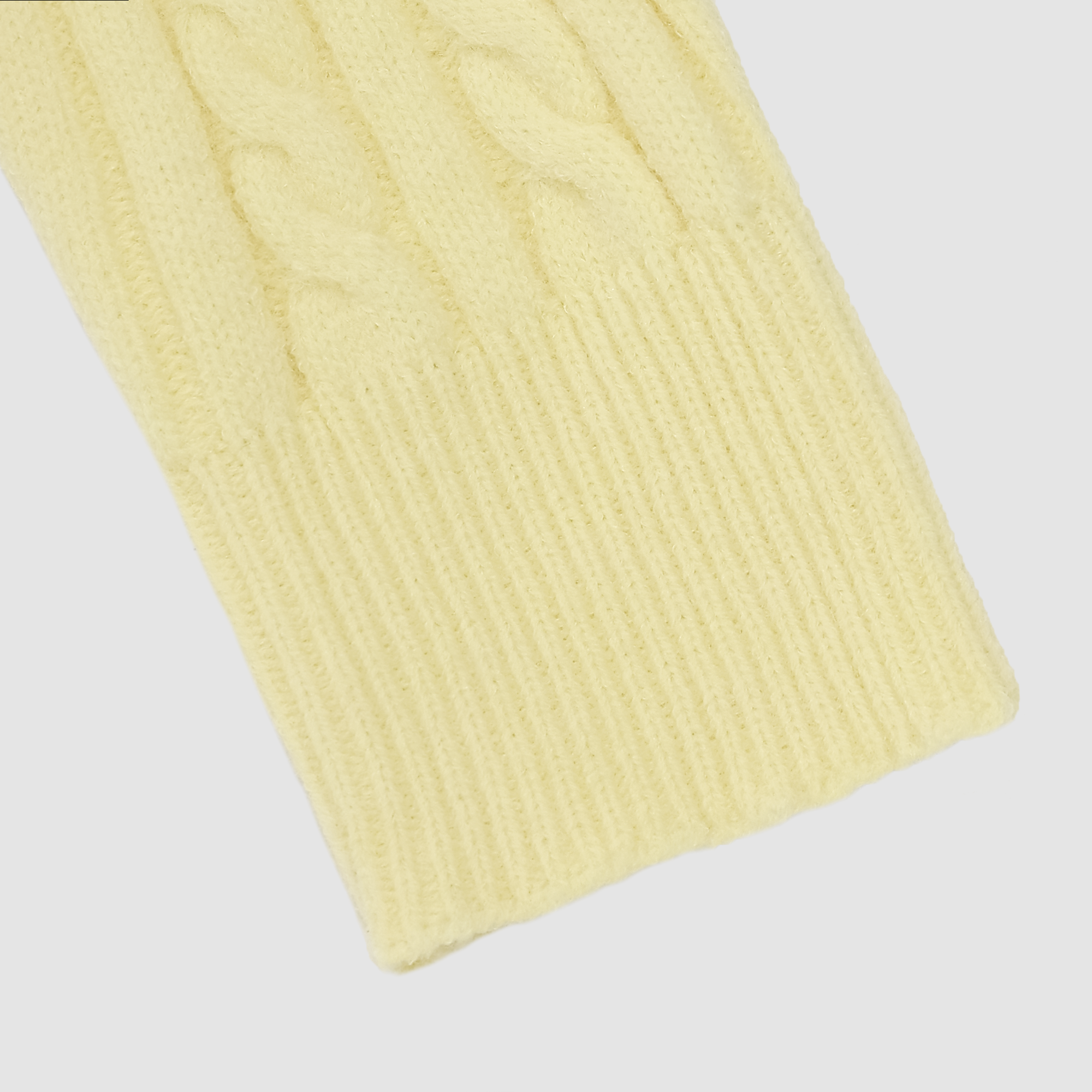 Shelby Off Shoulder Button Sweater Top in Light Yellow
