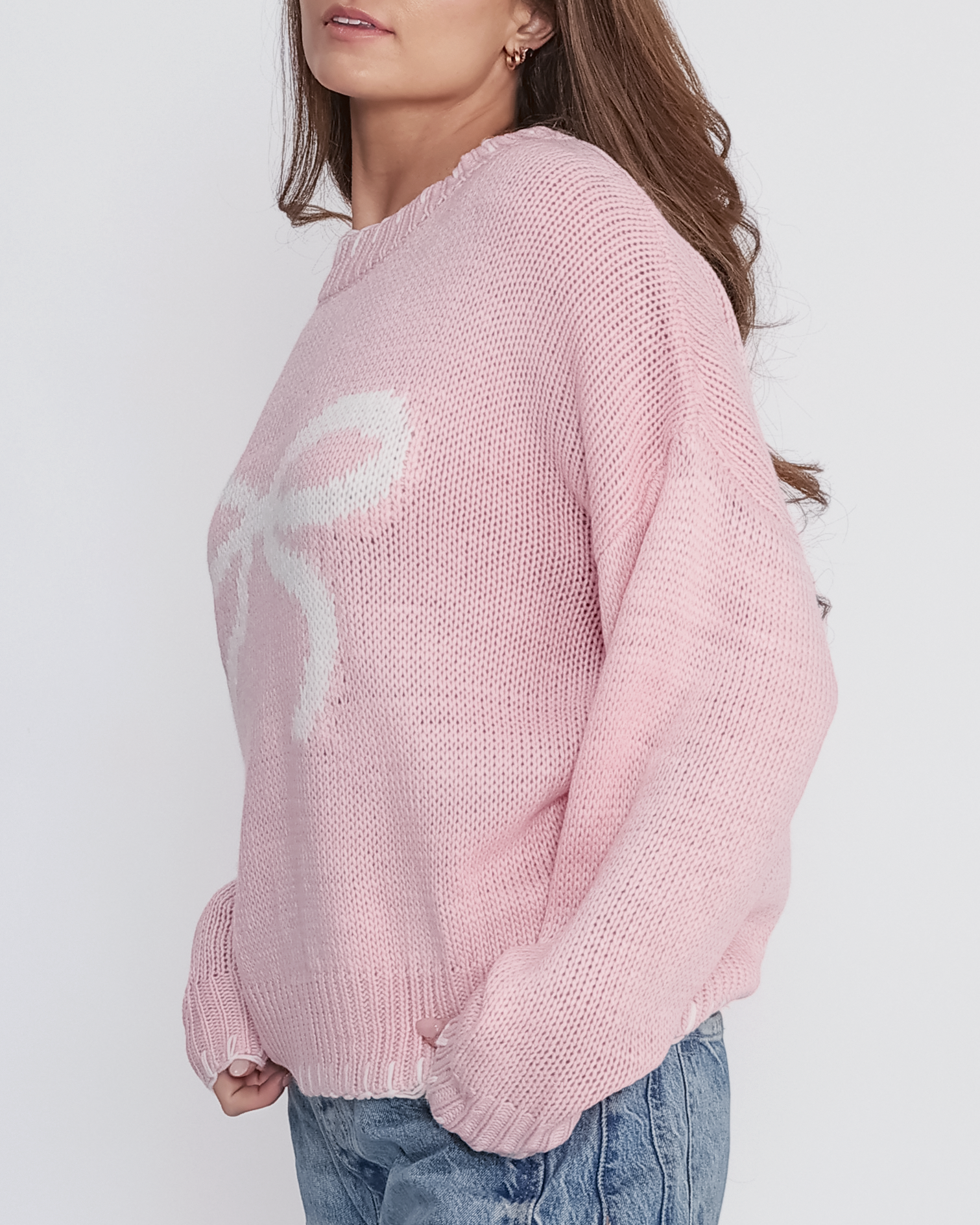 Clara Bow Sweater in Pink